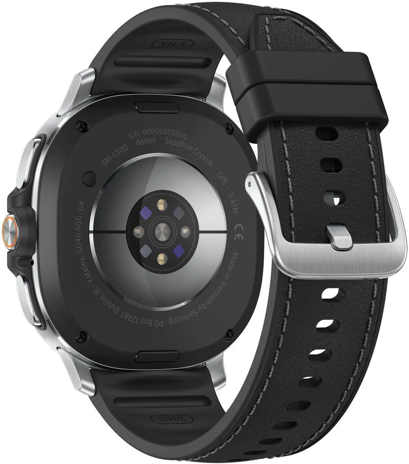 Умные часы Samsung Galaxy Watch 8 Classic LTE 46 мм 1.34 Super AMOLED серебристый/черный (SM-L505FZKACAU)