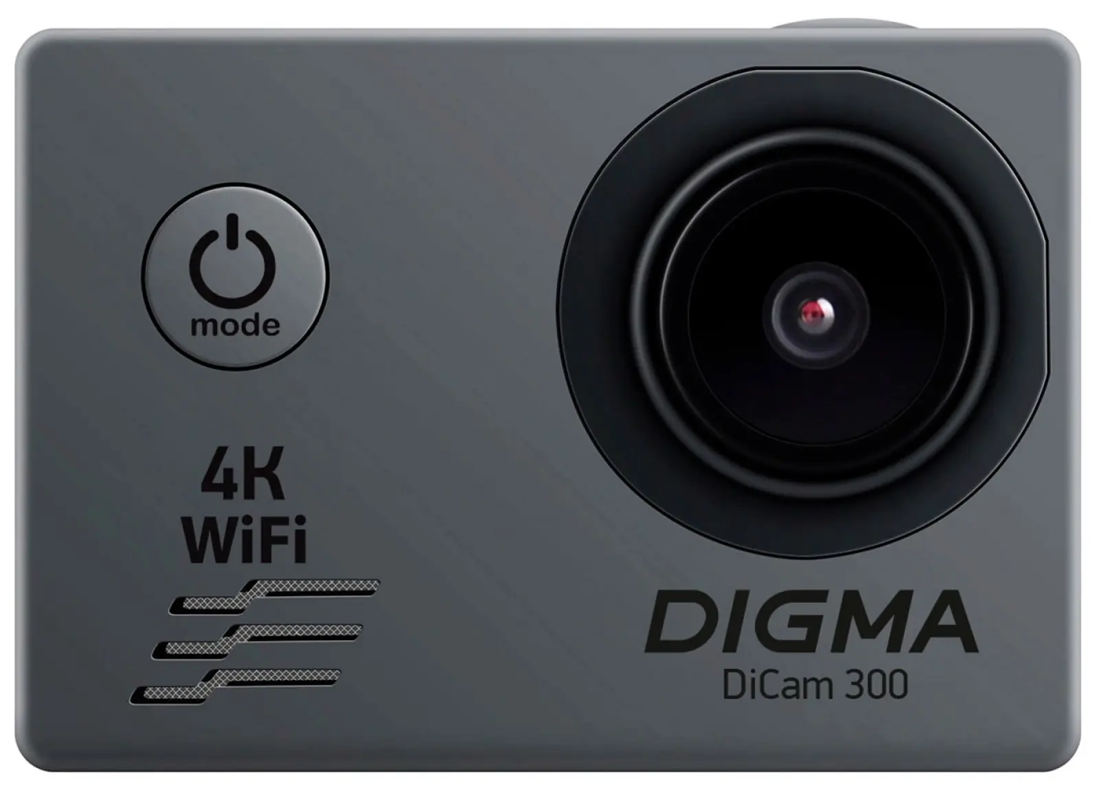 Экшн-камера Digma DiCam 300, серый