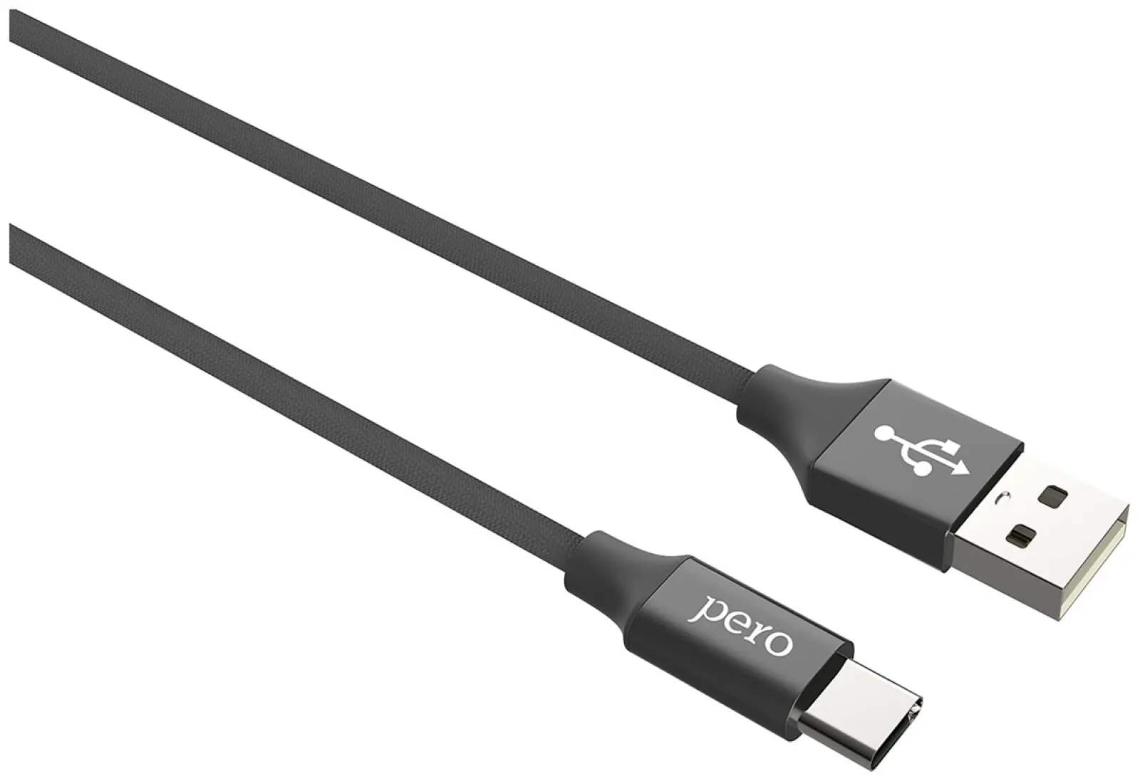 Дата-кабель Pero DC-02 Type-C 2А 1 м черный