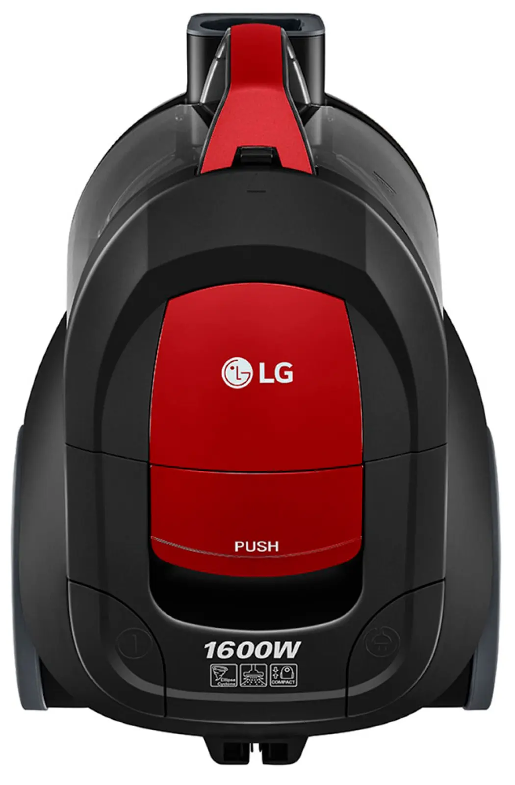 Пылесос напольный LG VC5316NNTR красный