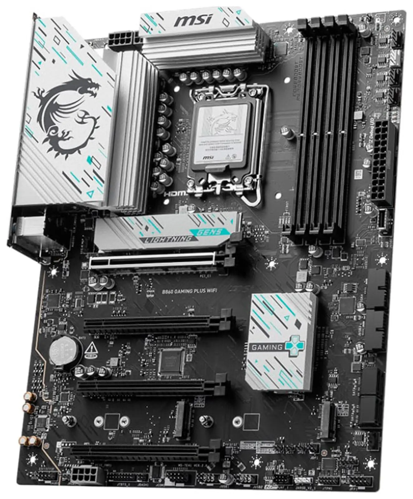 Материнская плата MSI B860 GAMING PLUS WIFI (B860, LGA1851, ATX)
