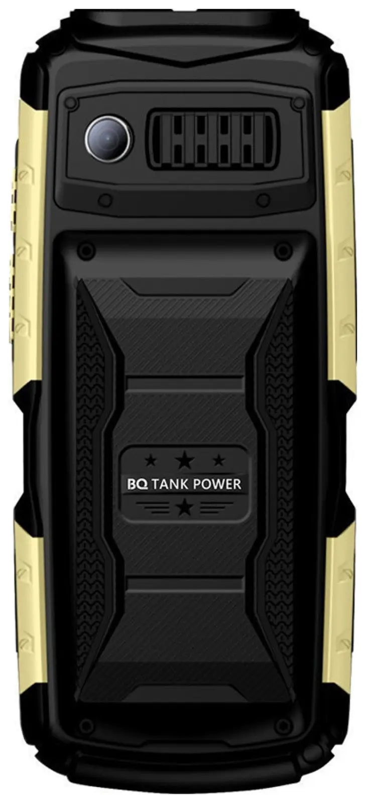 Мобильный телефон BQ 2430 Tank Power Чёрный Золотой
