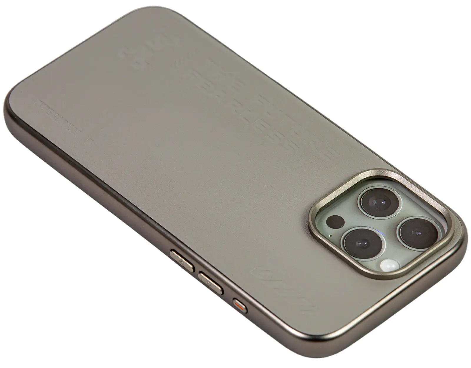 Чехол с магнитным покрытием Type Gorilla Premium Magnetic iPhone 16 pro Max, Grey Leather (BL-T52-iP16PM-LTR-GR)