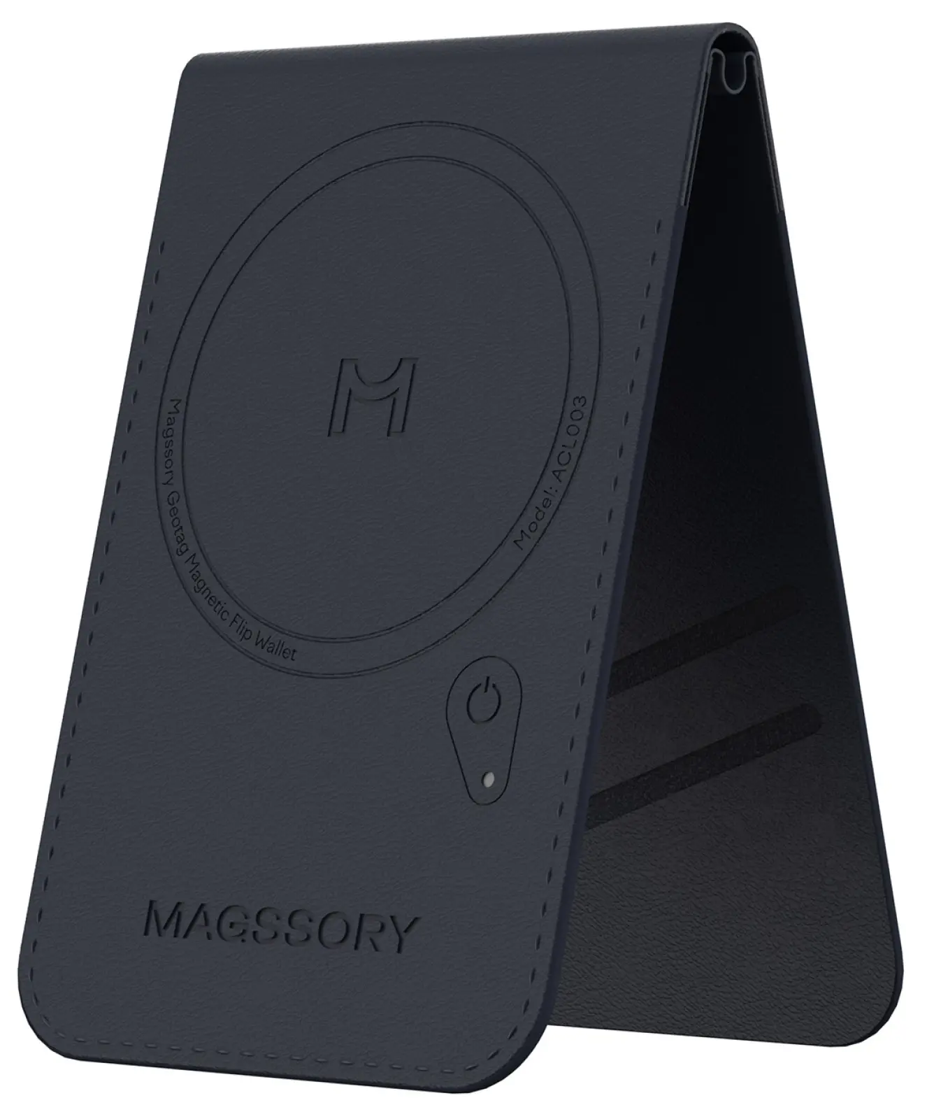 Кошелек-кардхолдер Magssory Geotag Magnetic Flip Wallet, совместимый с MagSafe и Find My, blue (ACL003)