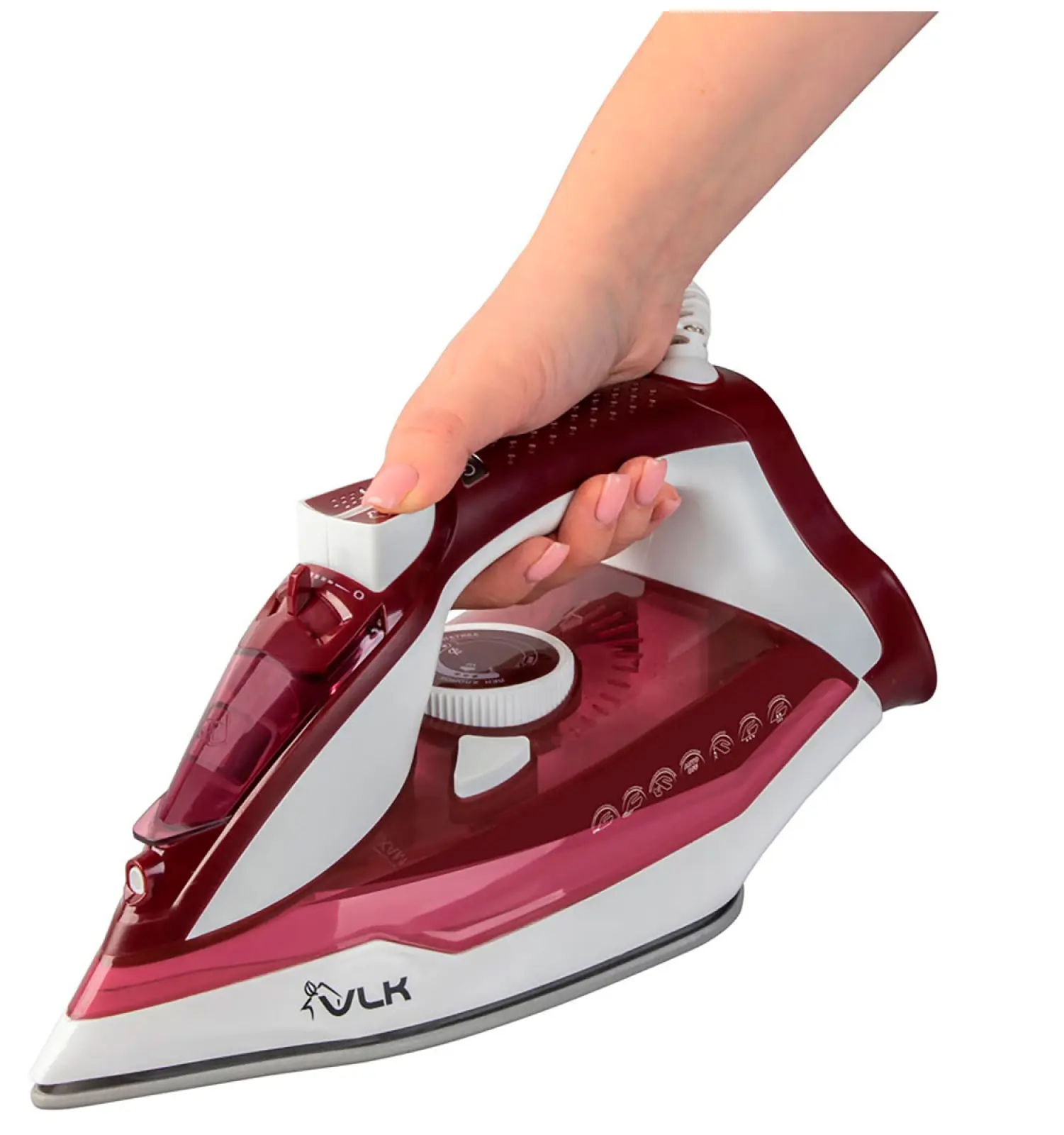 Утюг VLK VESUVIO 2300, белый/пурпурный
