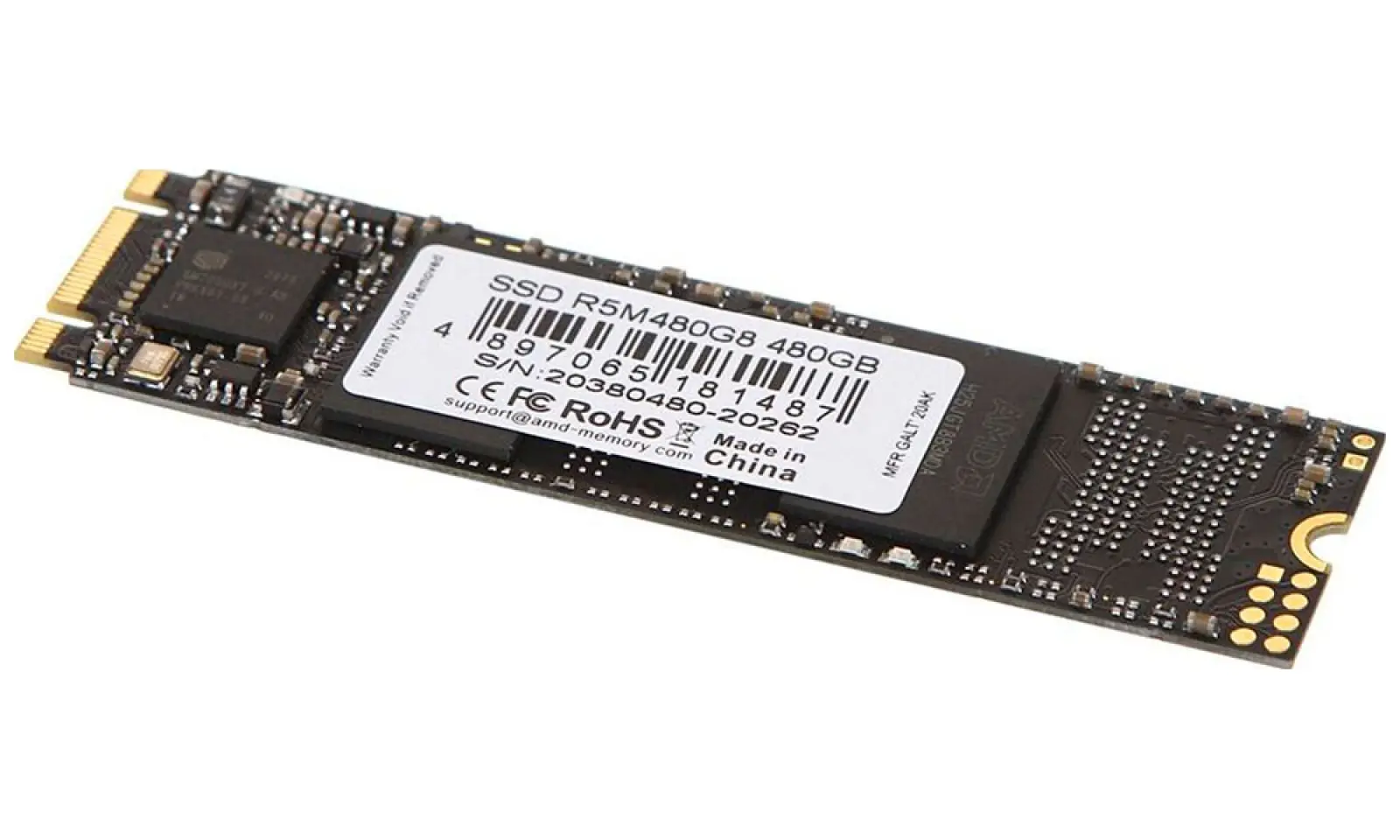 Накопитель SSD AMD M.2 R5 Series 480 Гб SATA III (R5M480G8)