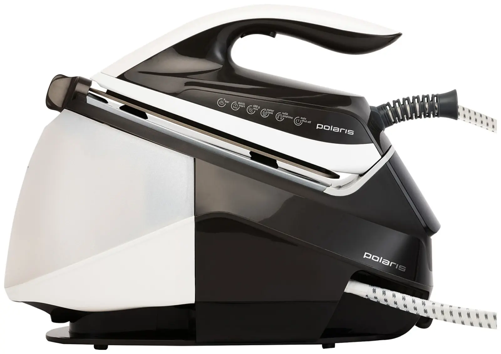 Парогенератор Polaris PSS 9090K Turbo Steam, давление 9 бар, Белый/мокко