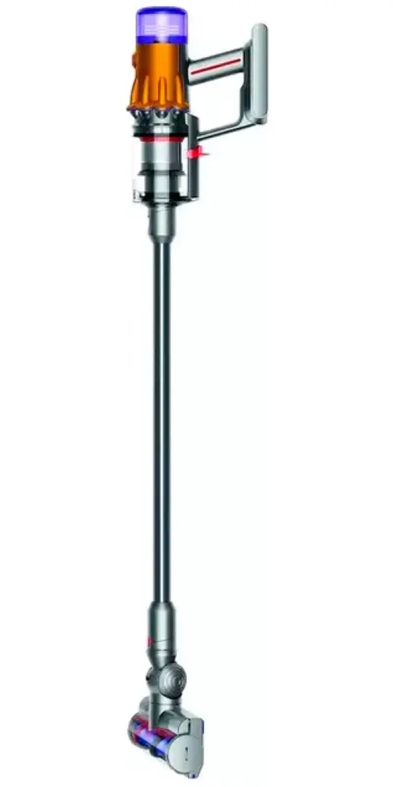 Пылесос вертикальный Dyson V12 Detect Slim Absolute, серый/оранжевый (448884-01)