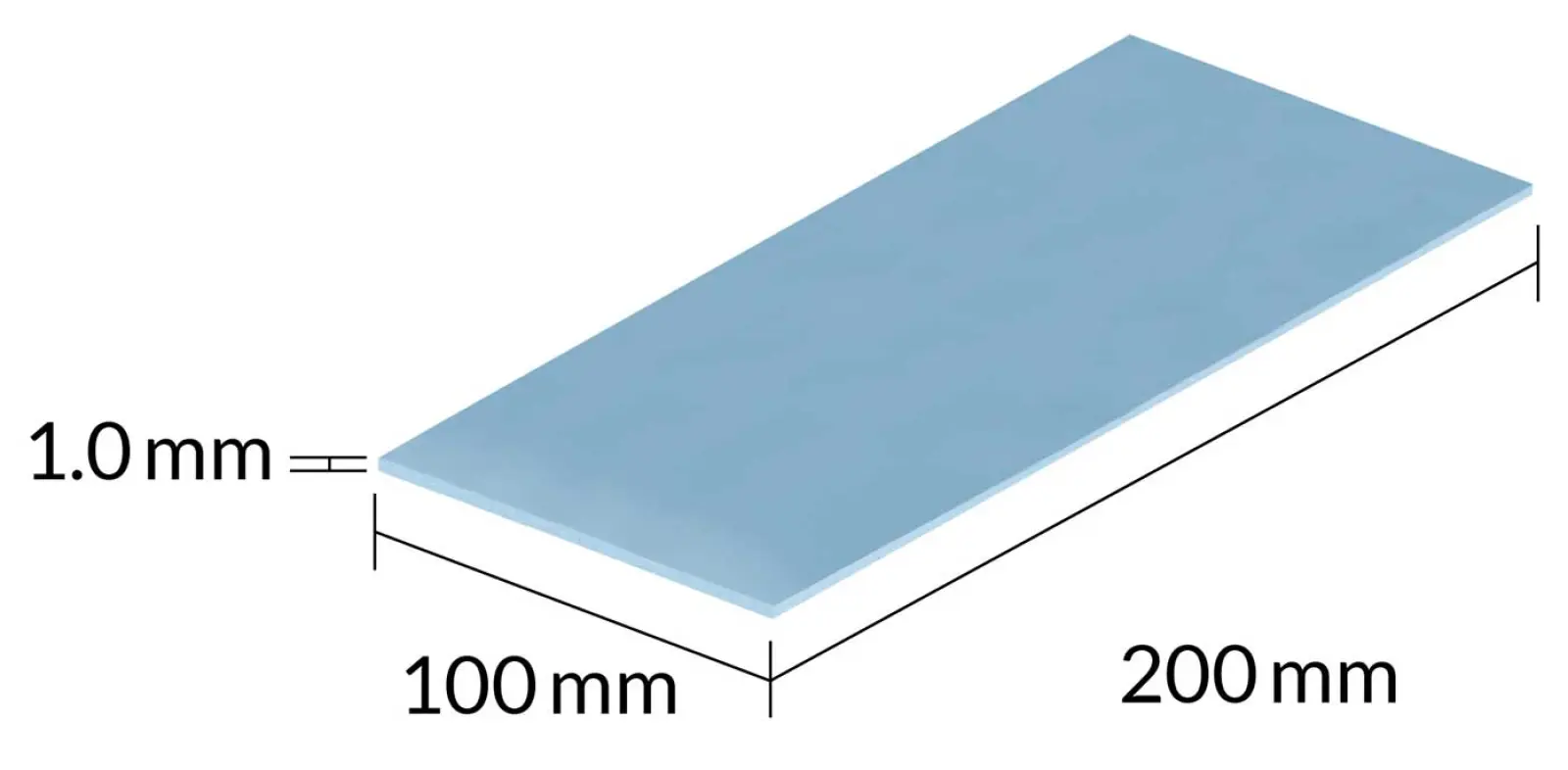 Термопрокладки  Arctic 200x100mm 1.0mm - 2 Pack TP-3 (ACTPD00059A)