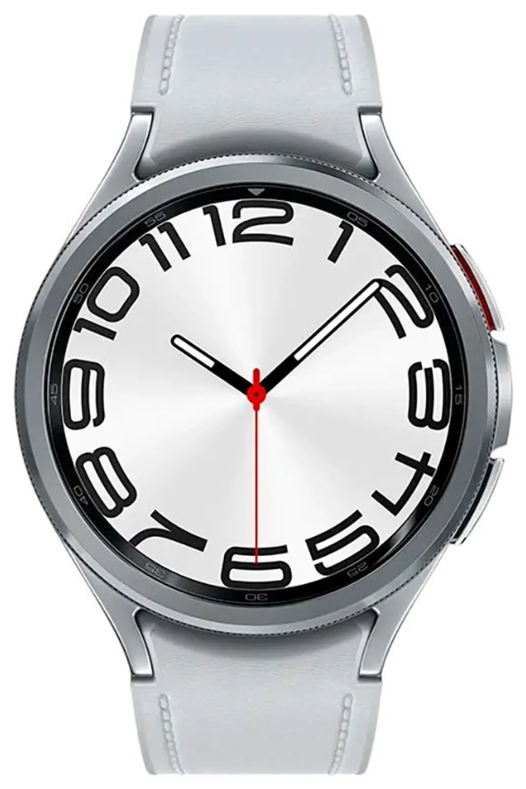 Смарт-часы Samsung Galaxy Watch 6 Classic, LTE, 47 мм, 1.5 AMOLED, корпус серебристый, ремешок серебристый (SM-R965F)