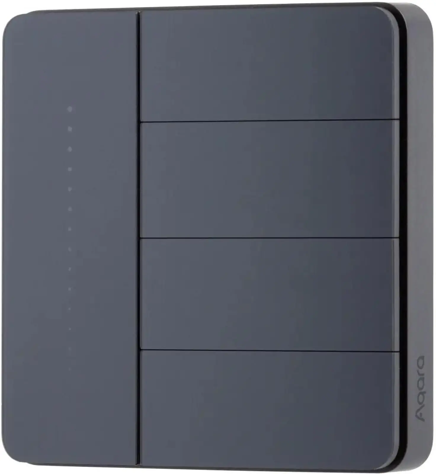 Умный выключатель Aqara Z1 Pro ZNQBKG45LM, 4-х кл., графитовый (ZNQBKG45LM_GR)