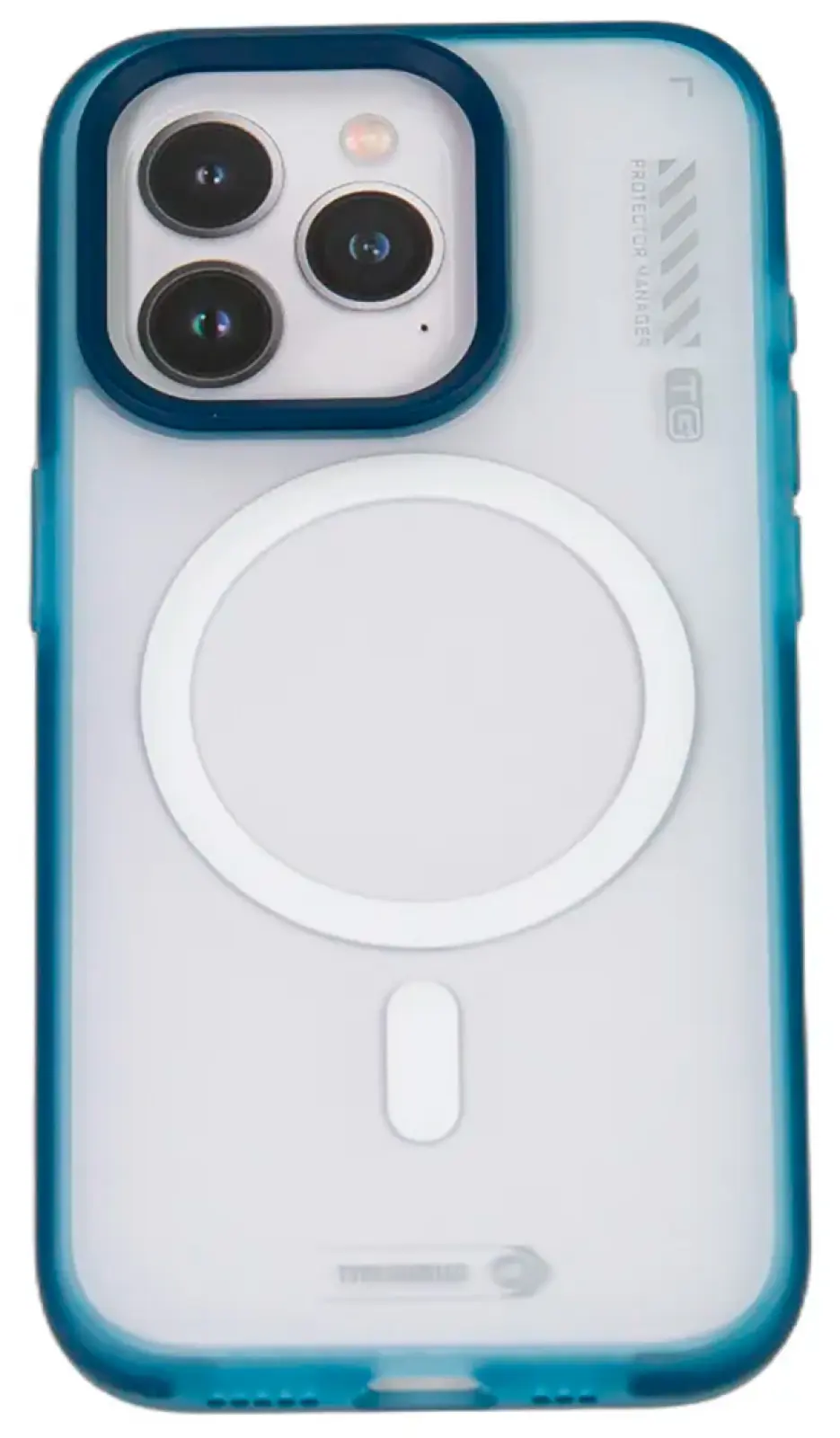 Чехол с магнитным покрытием Type Gorilla Dual Color iPhone 15 pro, Dark Blue (BL-T46-iP15P-DC-DBL)