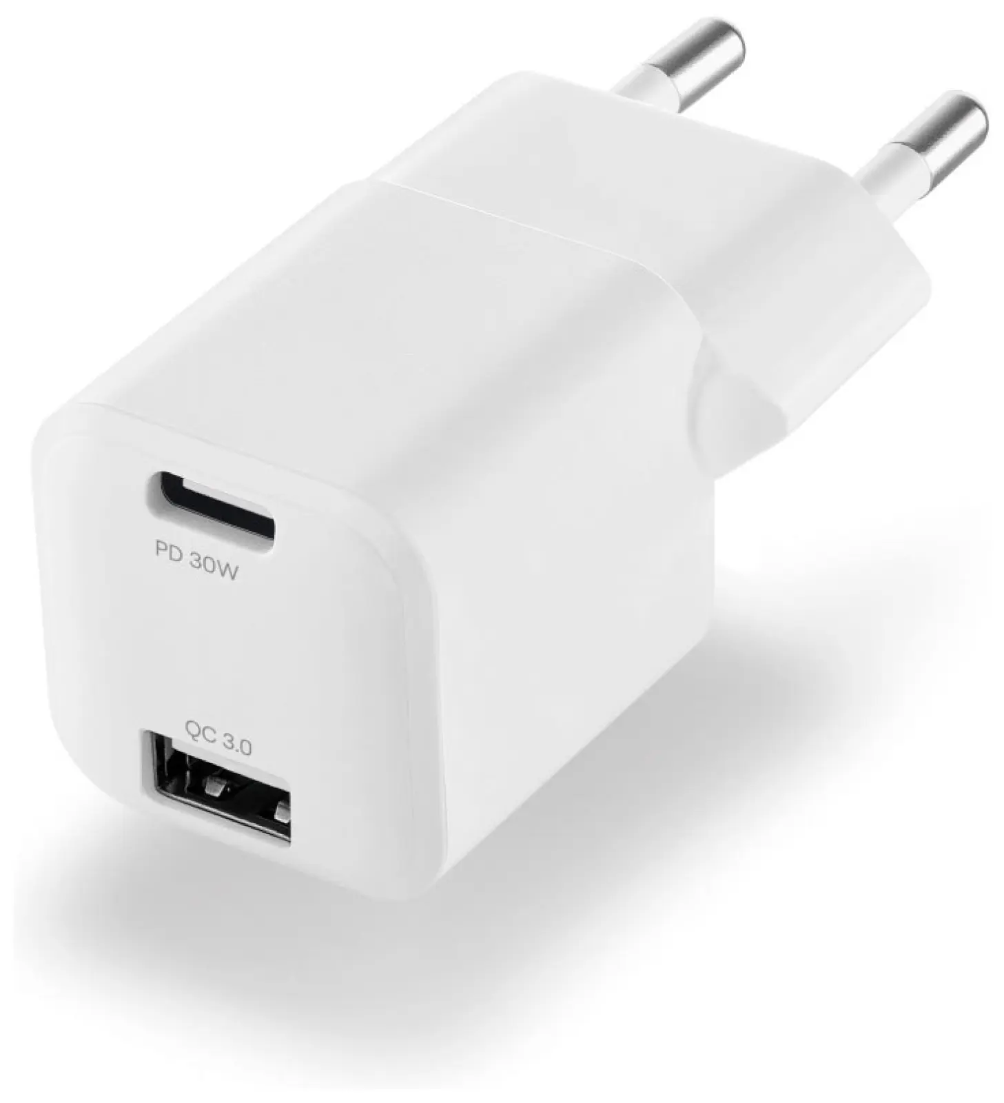 Зарядное устройство uBear Pulse Dual, GaN, белый (WC13WHPD30QC18-AC)