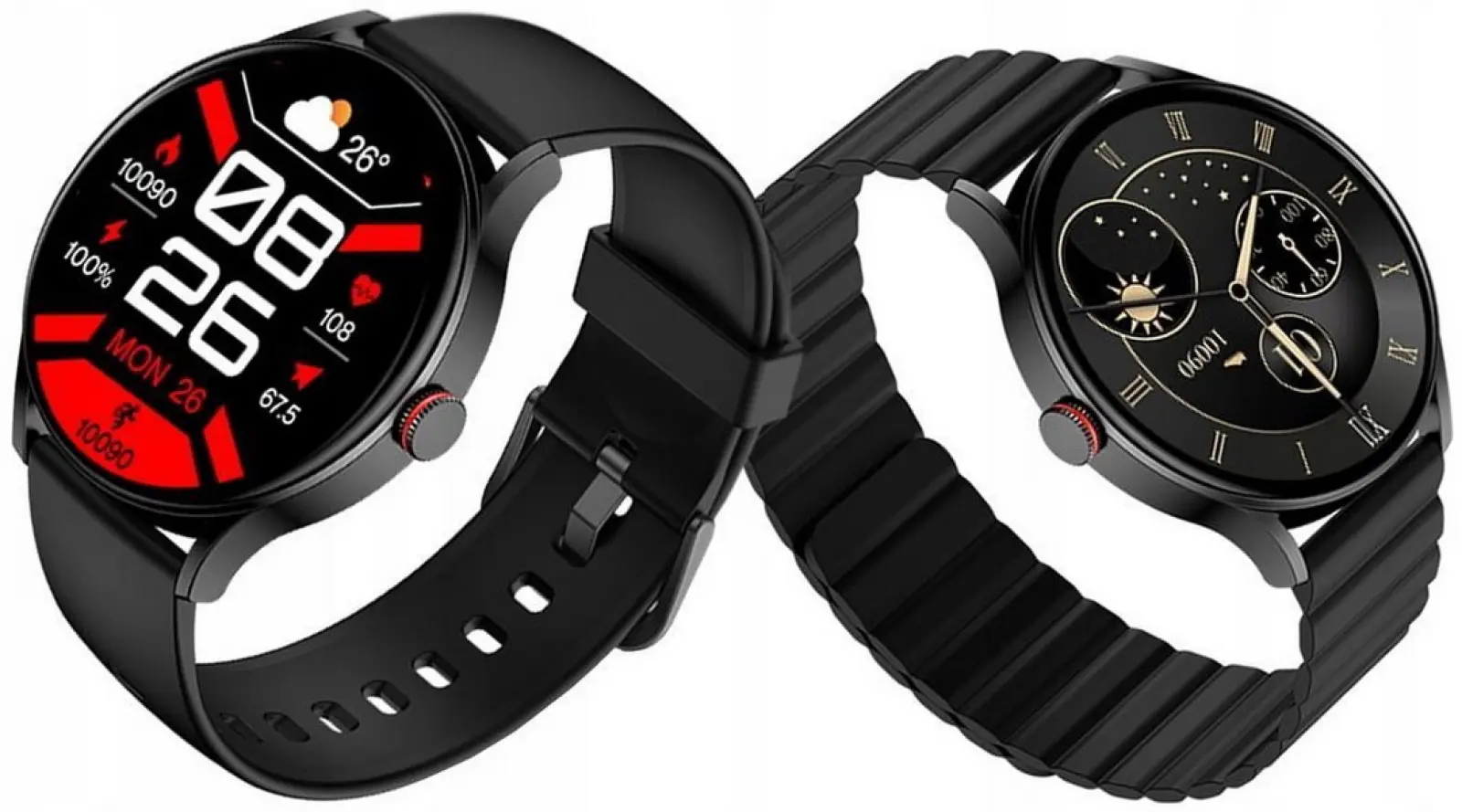 Умные часы iMIKI TG1 Silicone and Magnetic Black