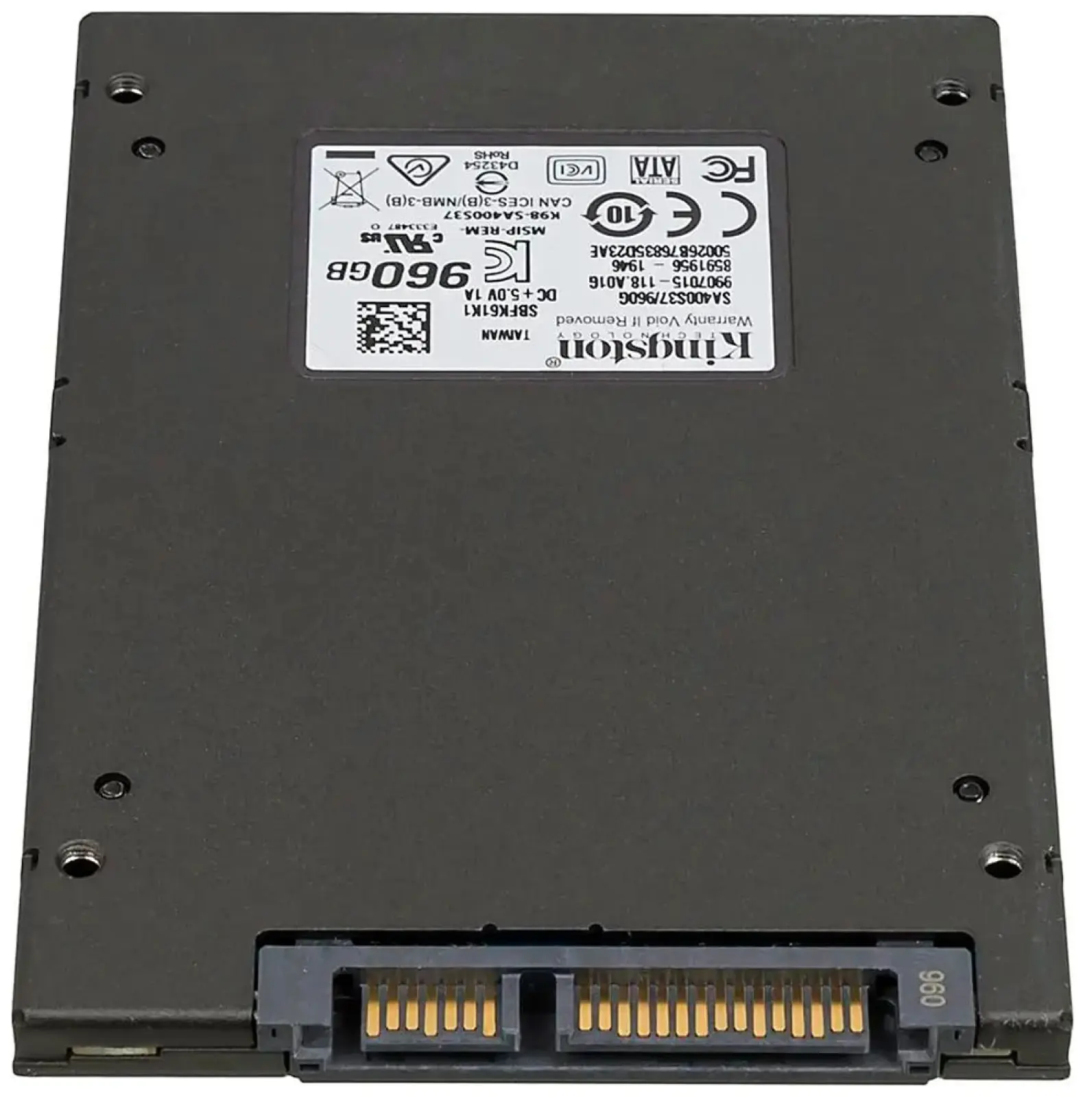 Накопитель SSD Kingston 2.5 A400 960 Гб SATA III TLC (SA400S37/960G)