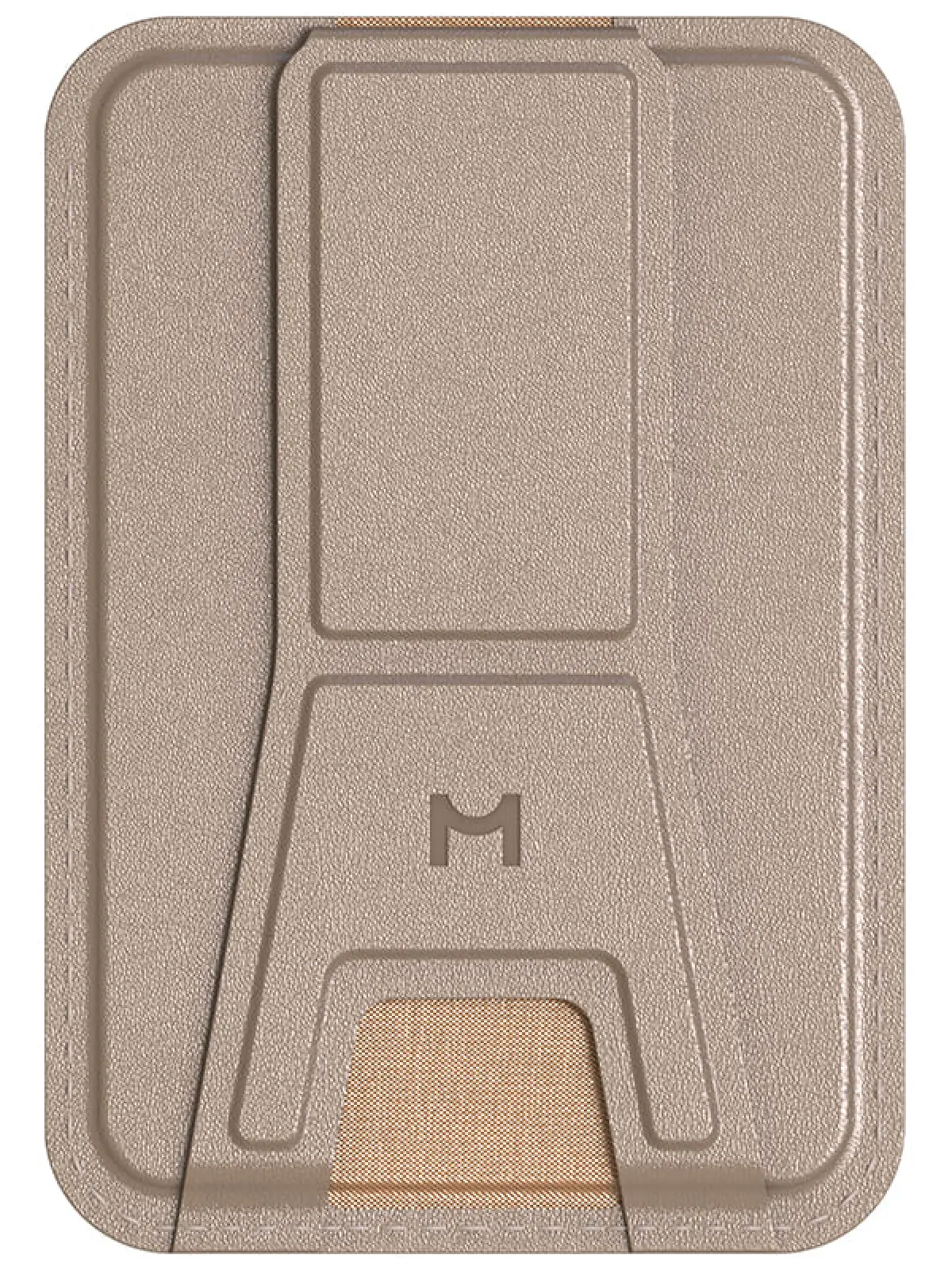 Кошелек-кардхолдер Magssory Duo c подставкой и магнитами, совместимый с MagSafe, latte (ACL011)