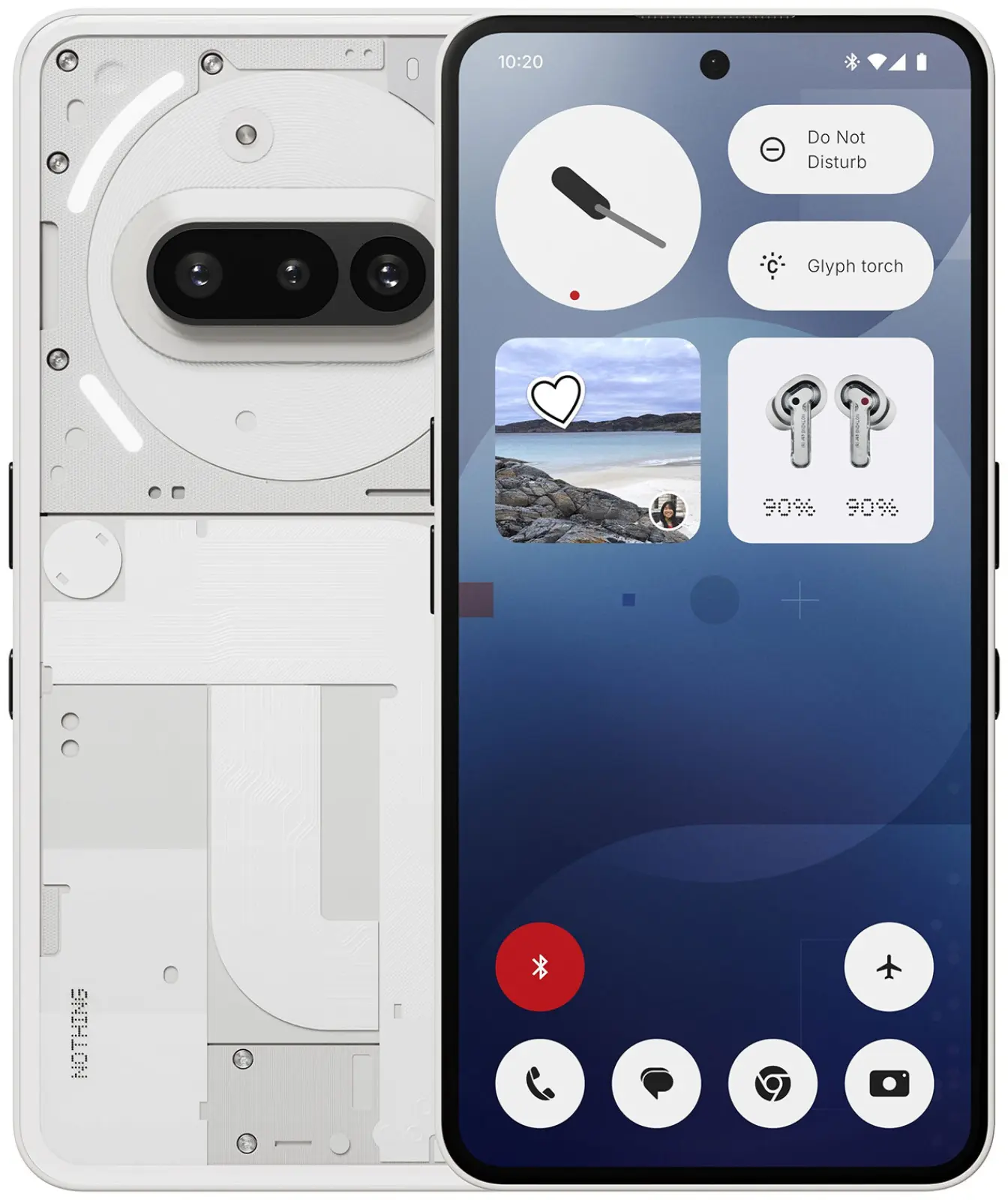 Смартфон Nothing phone 3a 12/256 (A10400152) WHITE
