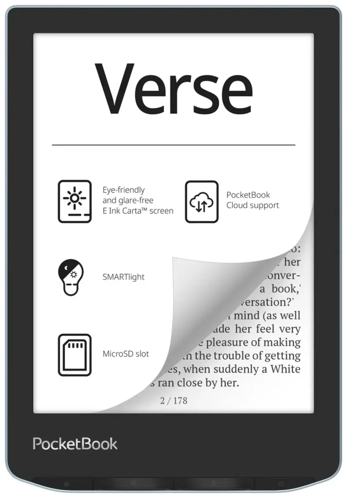 Электронная книга PocketBook 629 (PB629-2-WW) Verse Bright Blue