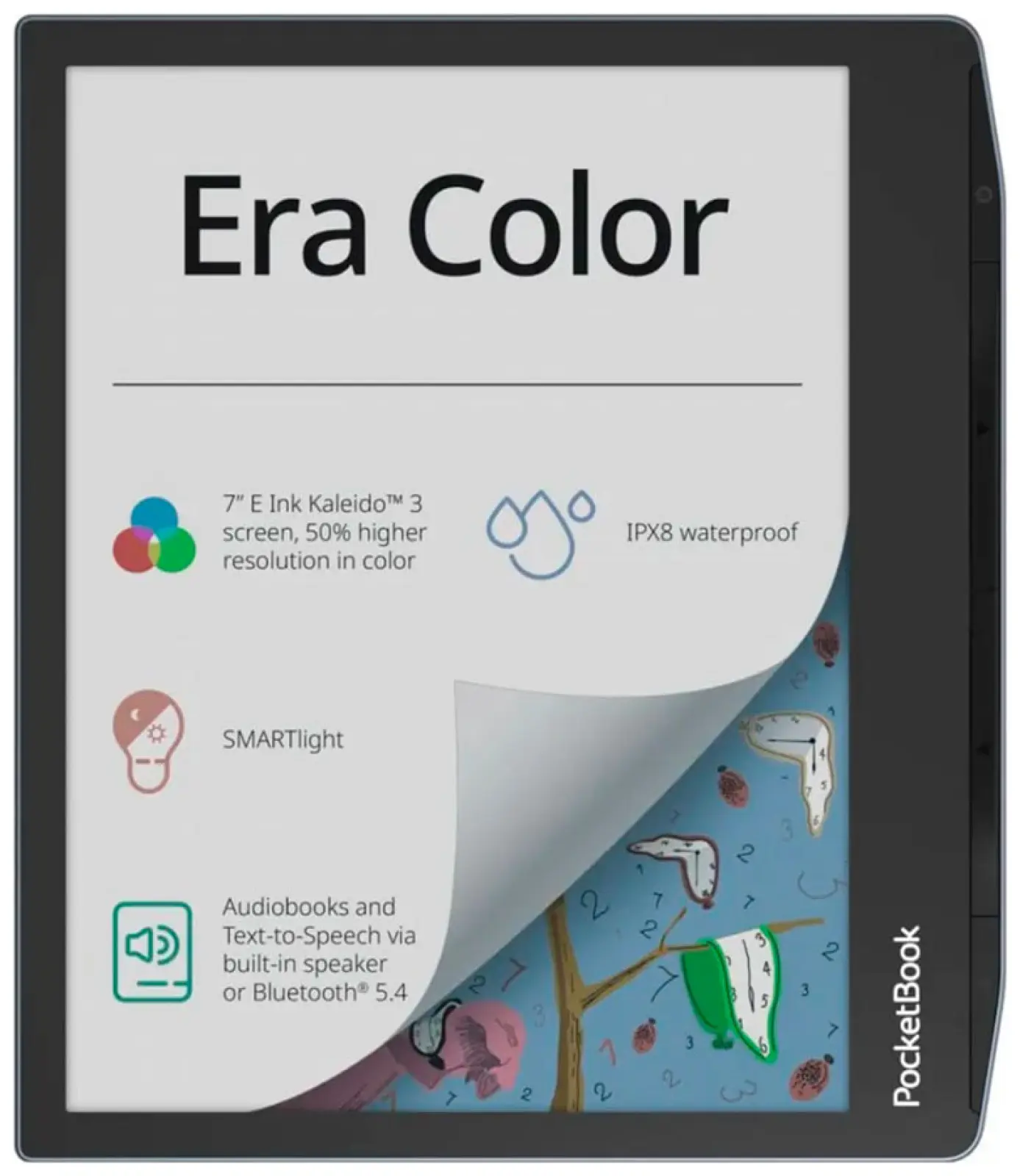 Электронная книга PocketBook 700 ERA 32Gb Stormy Sea, серебристый (PB700K3-1-WW)