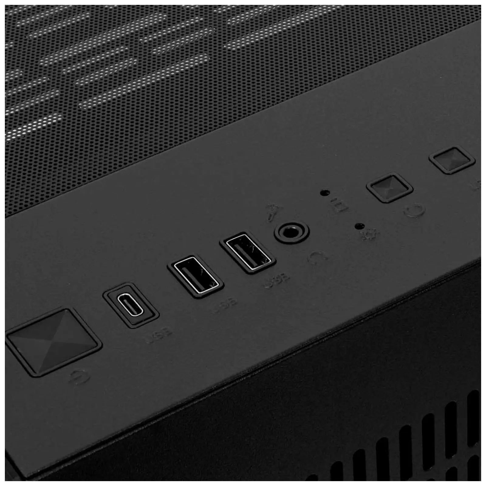 Компьютерный корпус HSPD F330 (F330-TGBK-ARGB)