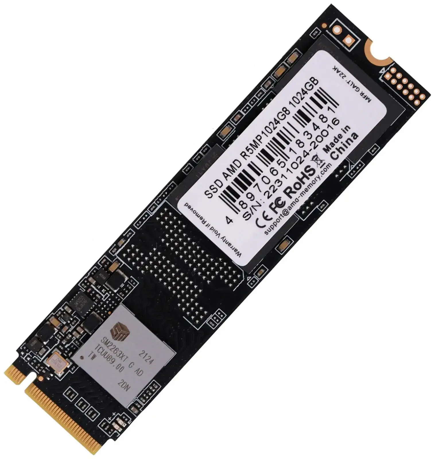 SSD накопитель AMD R5 Series M.2 1000 Гб PCIe 3D TLC (R5MP1024G8)