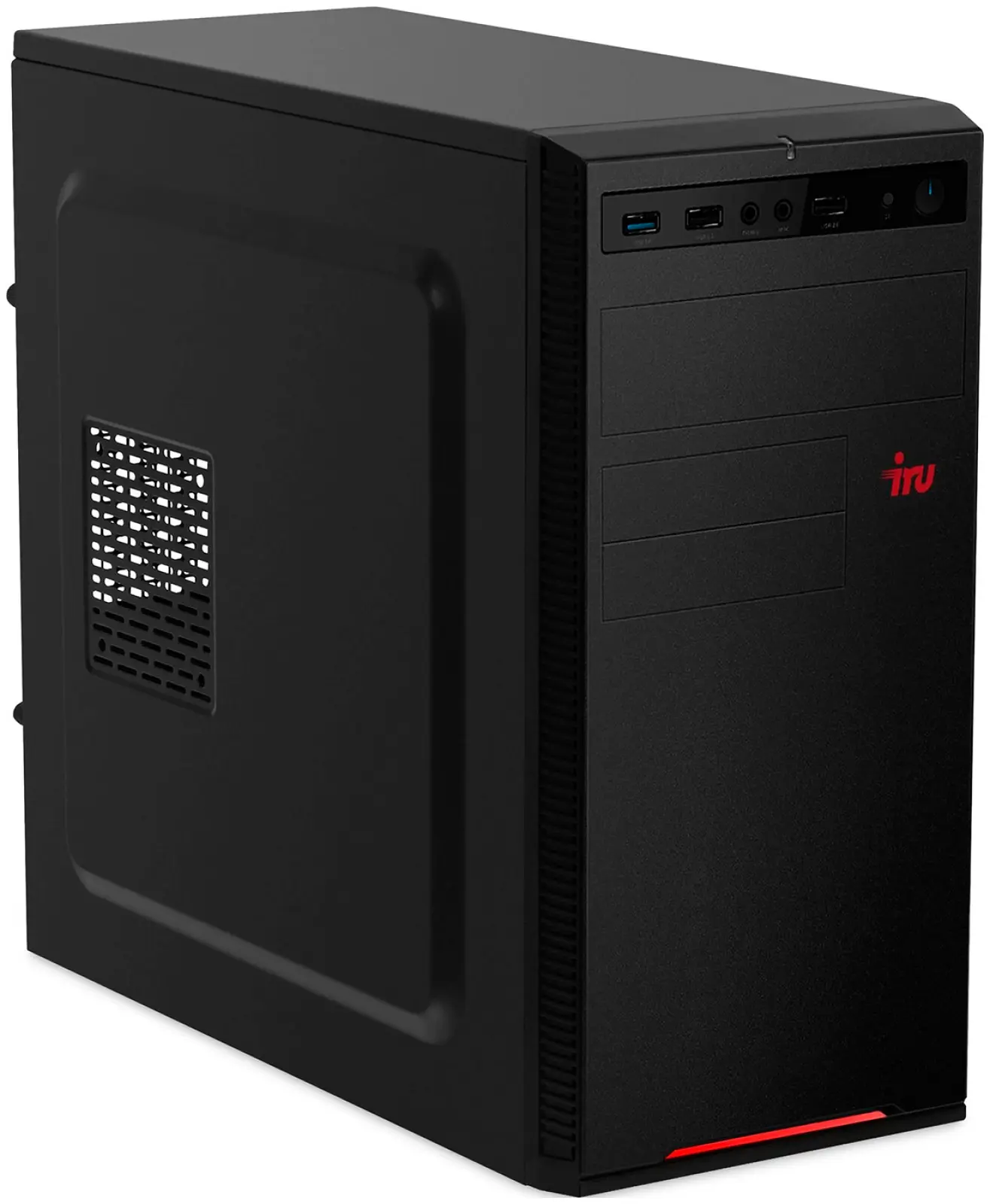 ПК iRU Home 310H6SE MT, Intel Core i3 12100, 16Gb, 512Gb SSD, UHDG 730, FreeDOS, 400W, черный (1994645)