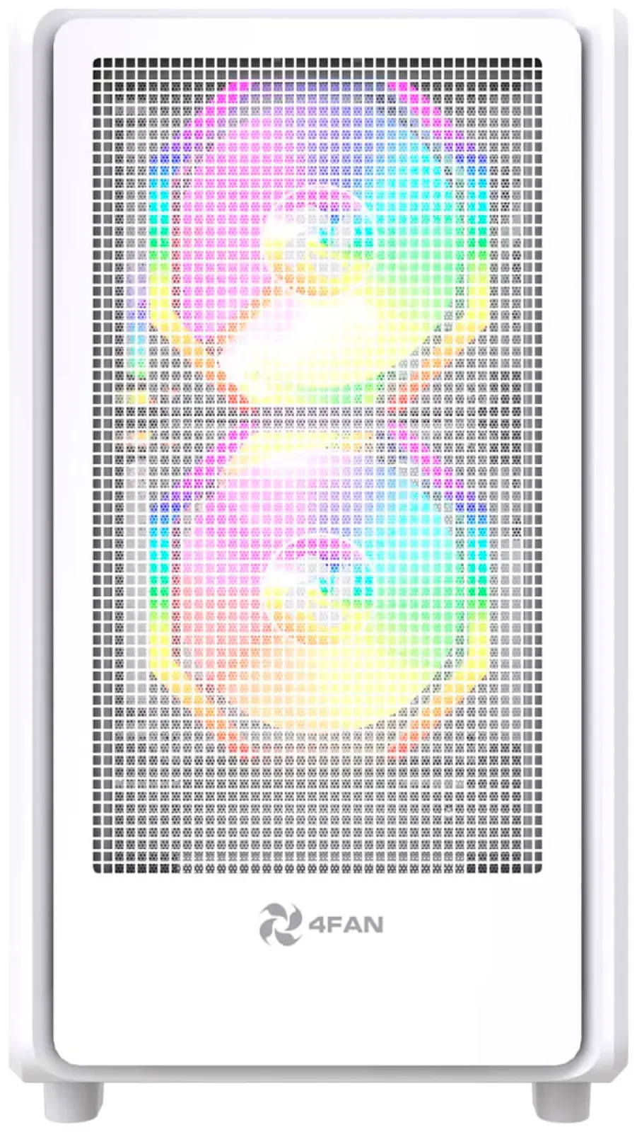 Компьютерный корпус 4FAN Goldrim White wFans