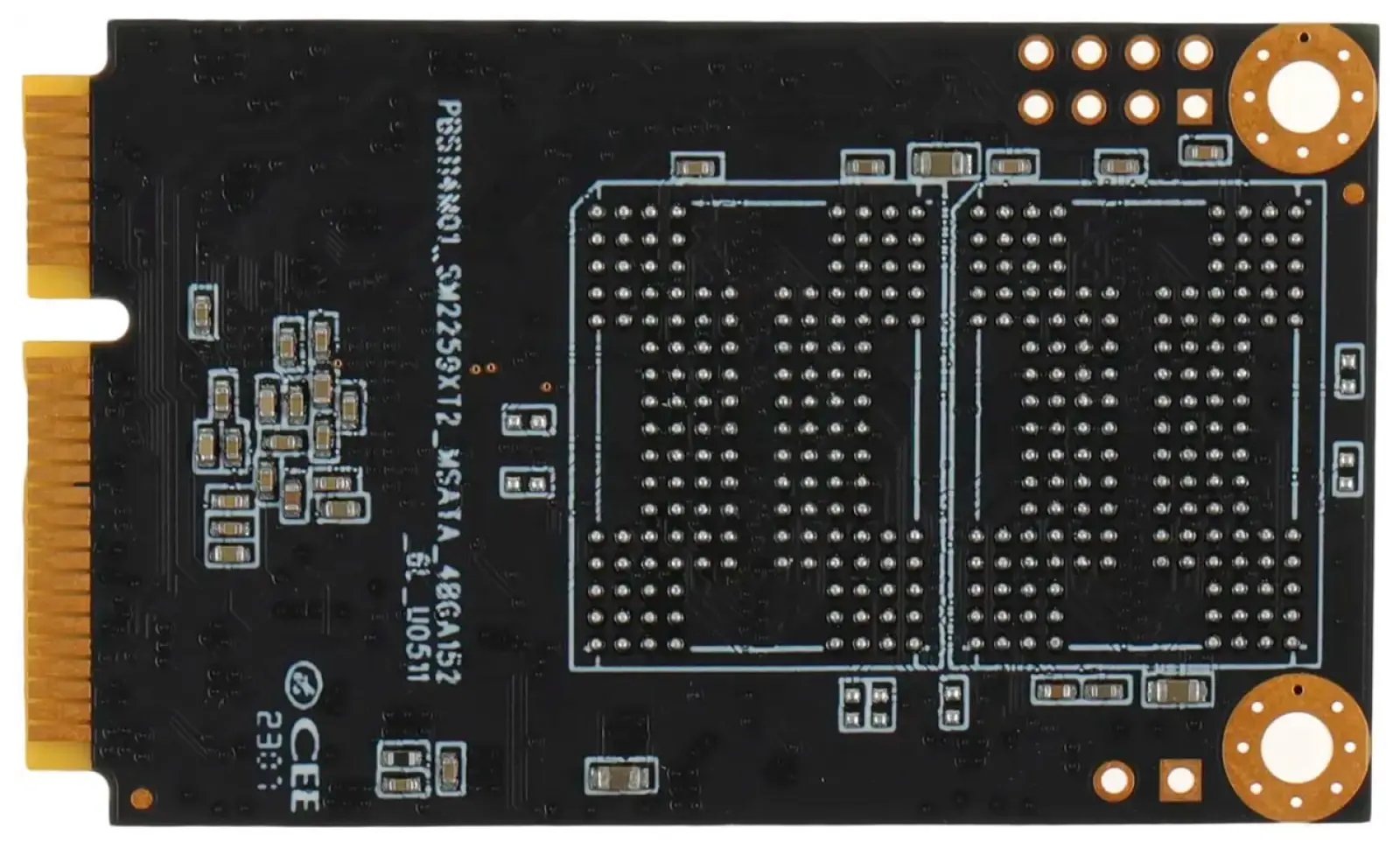 SSD накопитель Netac mSATA N5M 512 Гб SATA III (NT01N5M-512G-M3X)