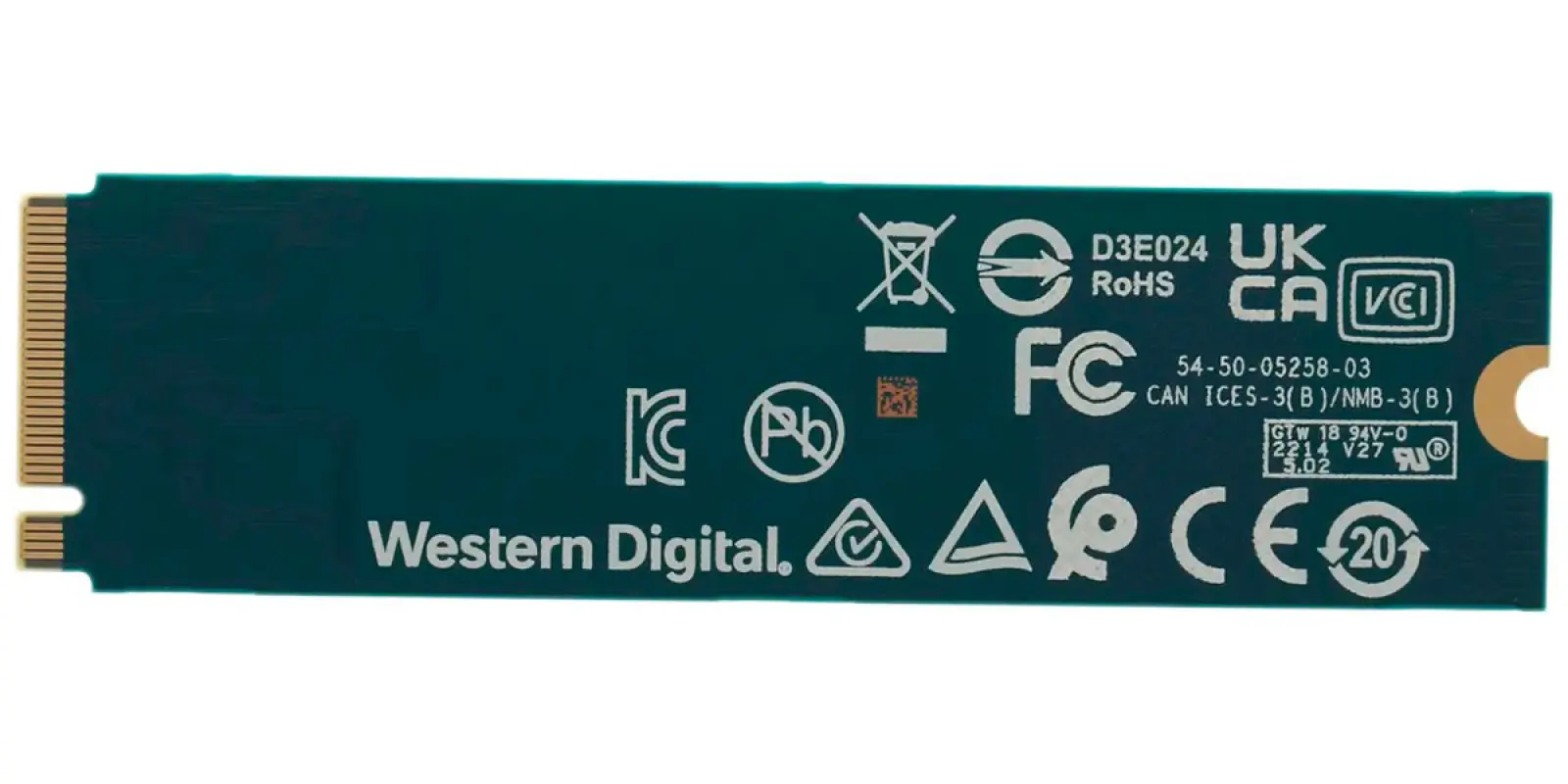 SSD накопитель Western Digital M.2 Green SN350 2000 Гб PCIe QLC (WDS200T3G0C)