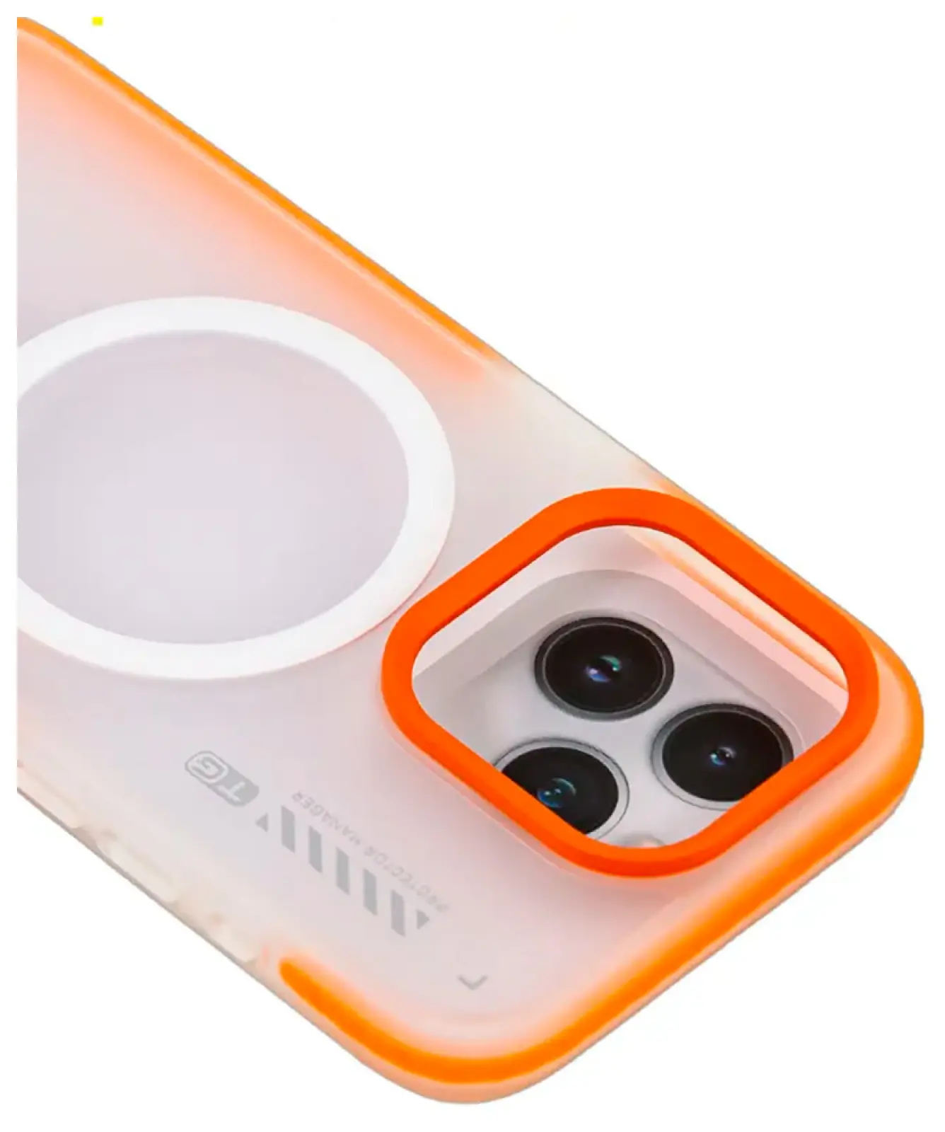 Чехол с магнитным покрытием Type Gorilla Dual Color iPhone 15 pro, Orange-red (BL-T46-iP15P-DC-OR-R)