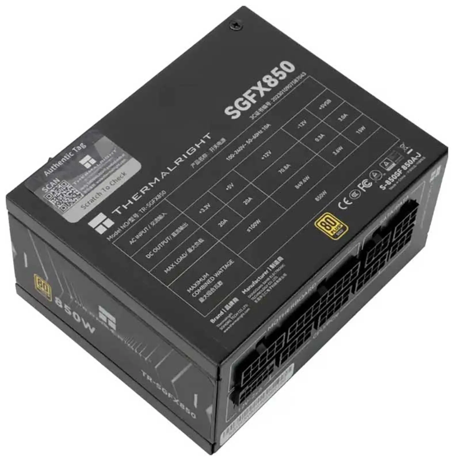 Блок питания Thermalright 850W Gold SFX 3.1 (TR-SGFX 850)