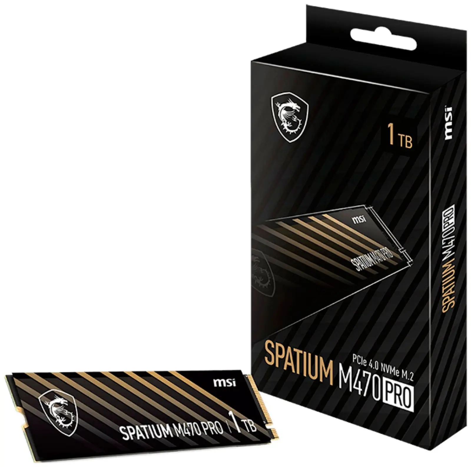 SSD накопитель MSI M.2 1TB SPATIUM M470 PRO (S78-440L0J0-P83)