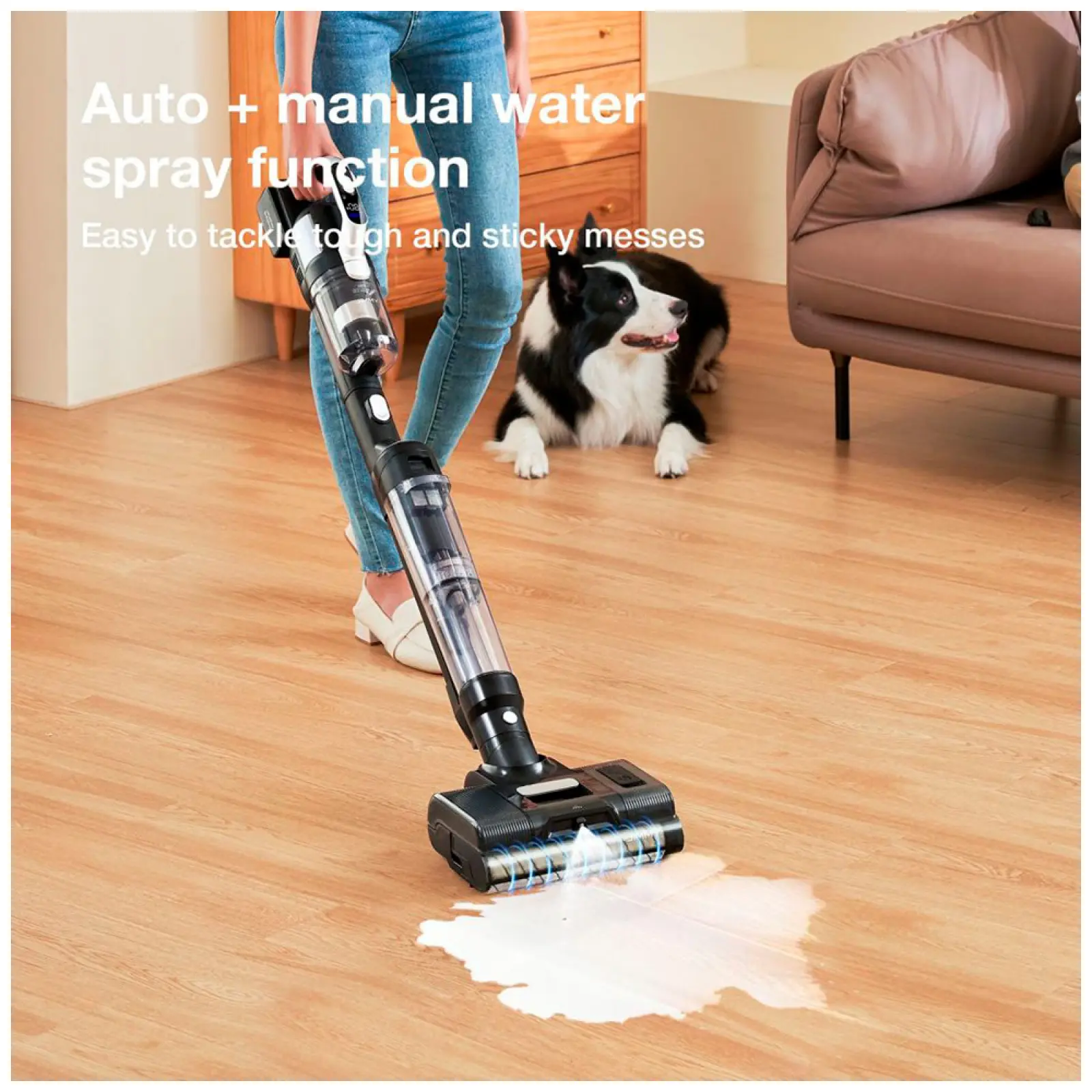 Пылесос вертикальный с функцией влажной уборки Jimmy Cordless Vacuum Washer PW11 Grey