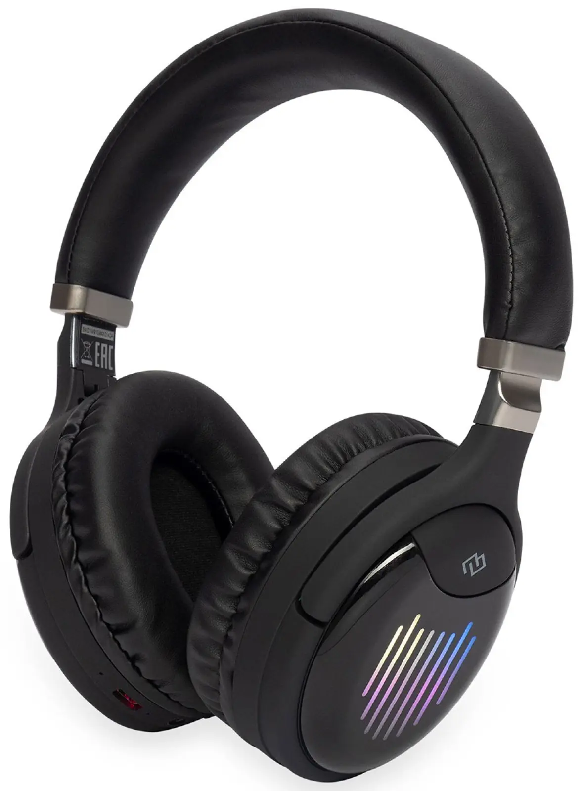 Гарнитура накладные Digma BT-16, черный, беспроводные bluetooth (BT-16B)