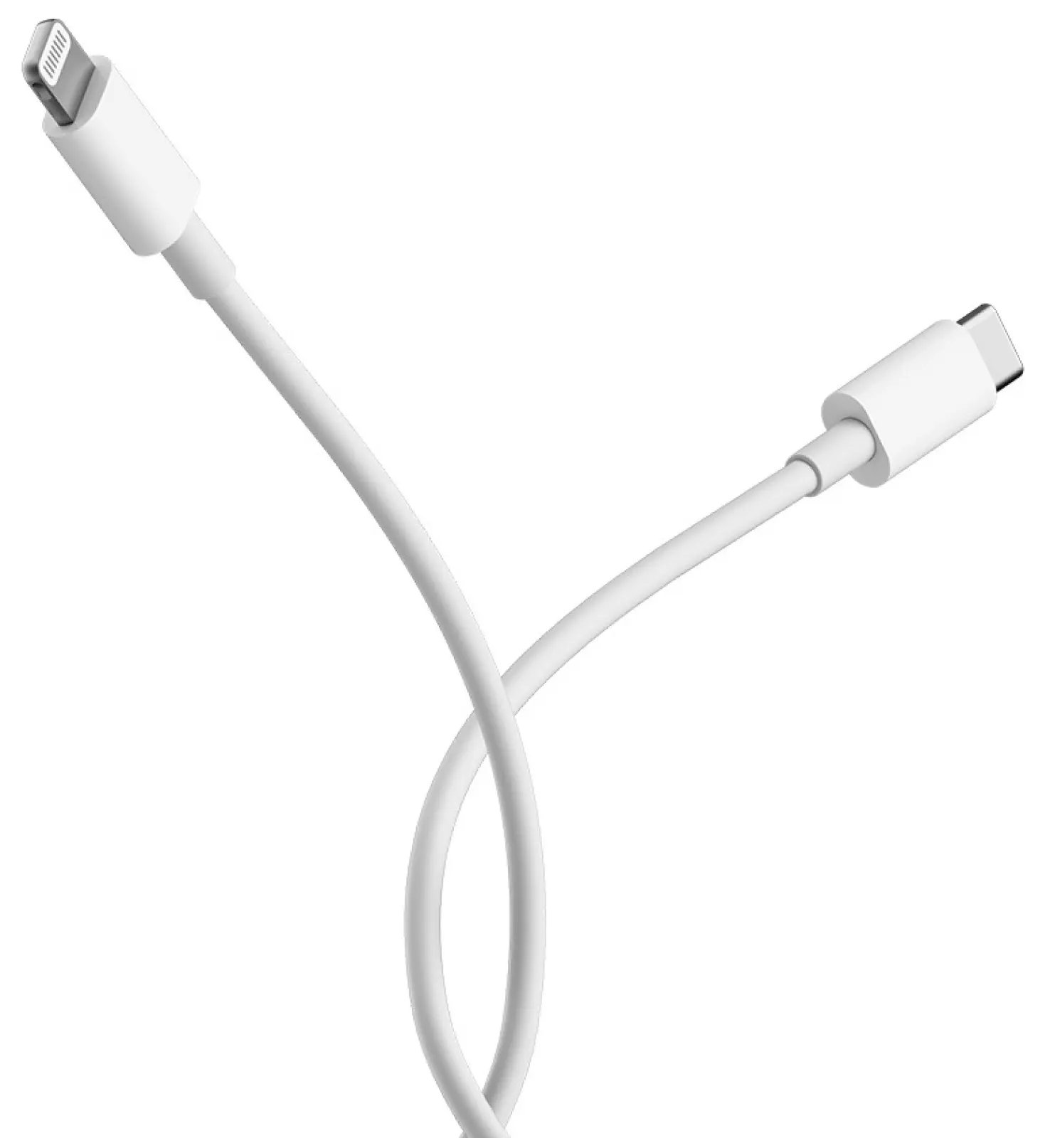 Кабель Cuktech Type-C/Lightning, 100 см, MFI, 24 A, 20 Вт, PD, оплетка TPE (KLC-5497) белый