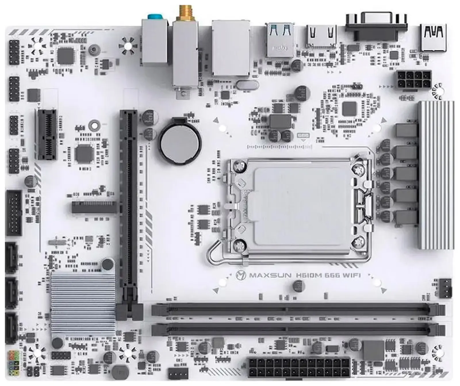 Материнская плата Maxsun H610M 666 WIFI LGA1700 mATX