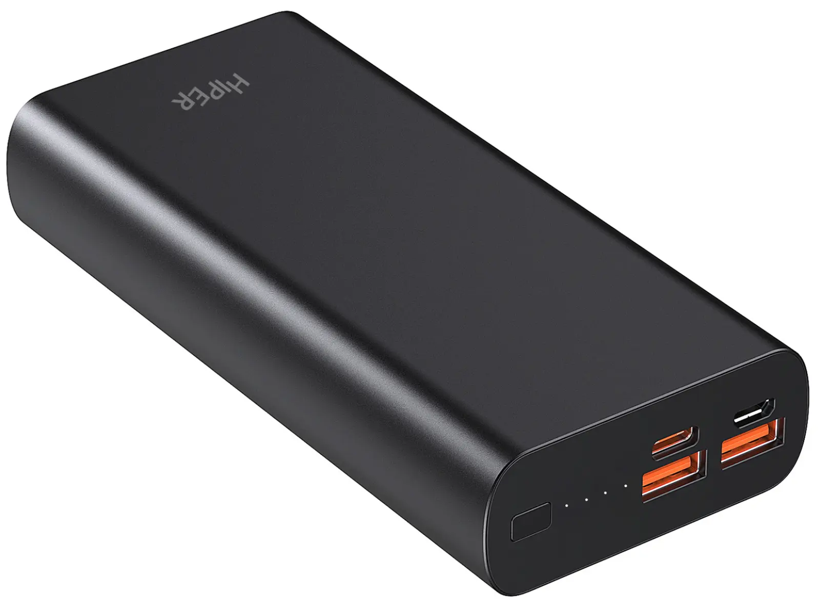 Внешний аккумулятор Hiper CORE 3XL Metal PowerBank, черный, 20000 мАч