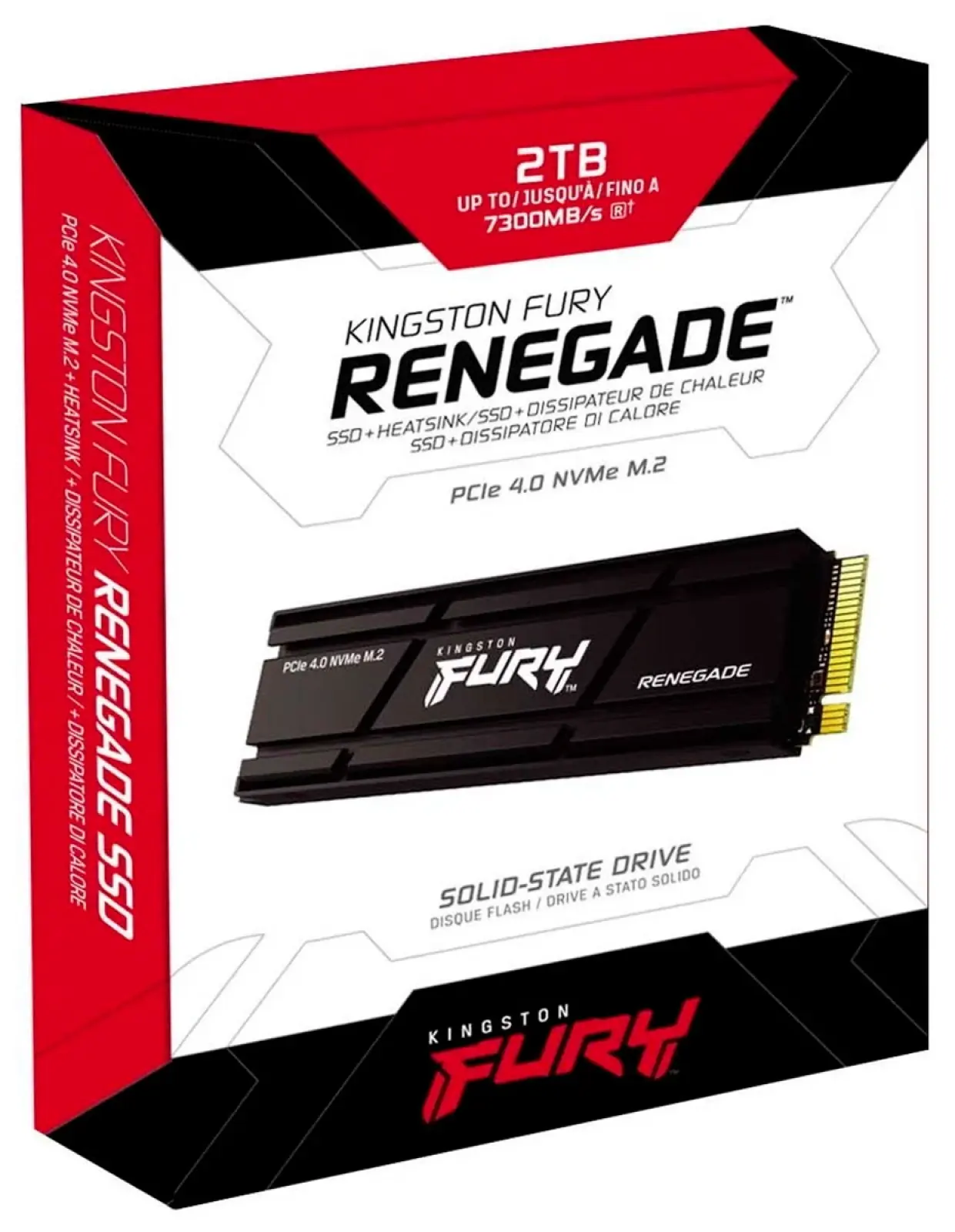 SSD накопитель Kingston M.2 Fury Renegade 2000 Гб PCIe 4.0 (SFYRDK/2000G)
