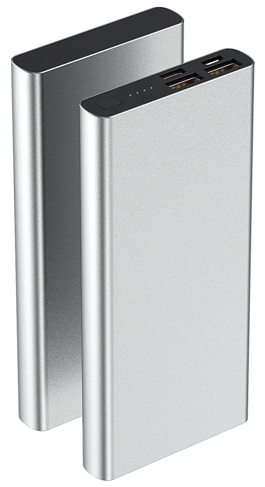 Внешний аккумулятор Hiper CORE 2XL Metal PowerBank, серебристый, 10000 мАч