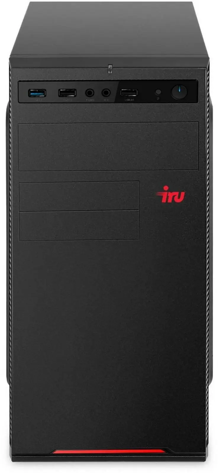 Компьютер iRU Home 310H6SE MT i5 12400 (2.5) 16Gb SSD1Tb UHDG 730 FreeDOS GbitEth 400W черный (1996652)
