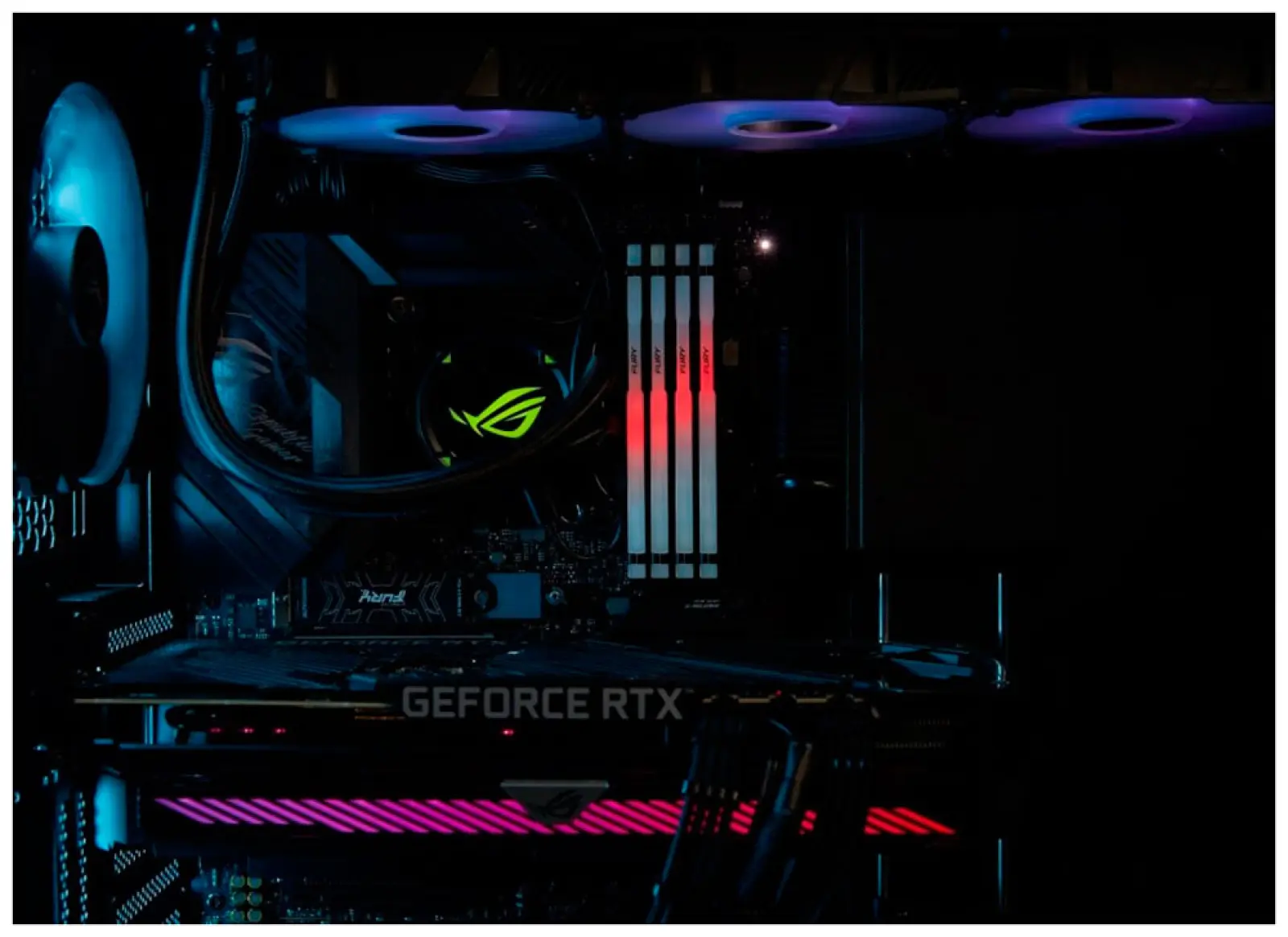 Оперативная память Kingston DDR5 16GB 5600MHz FURY Beast RGB Black (KF556C40BBA-16)