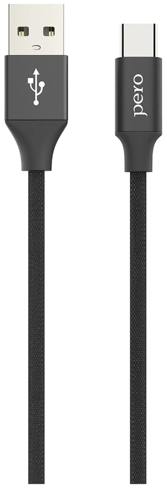 Дата-кабель Pero DC-02 Type-C 2А 1 м черный