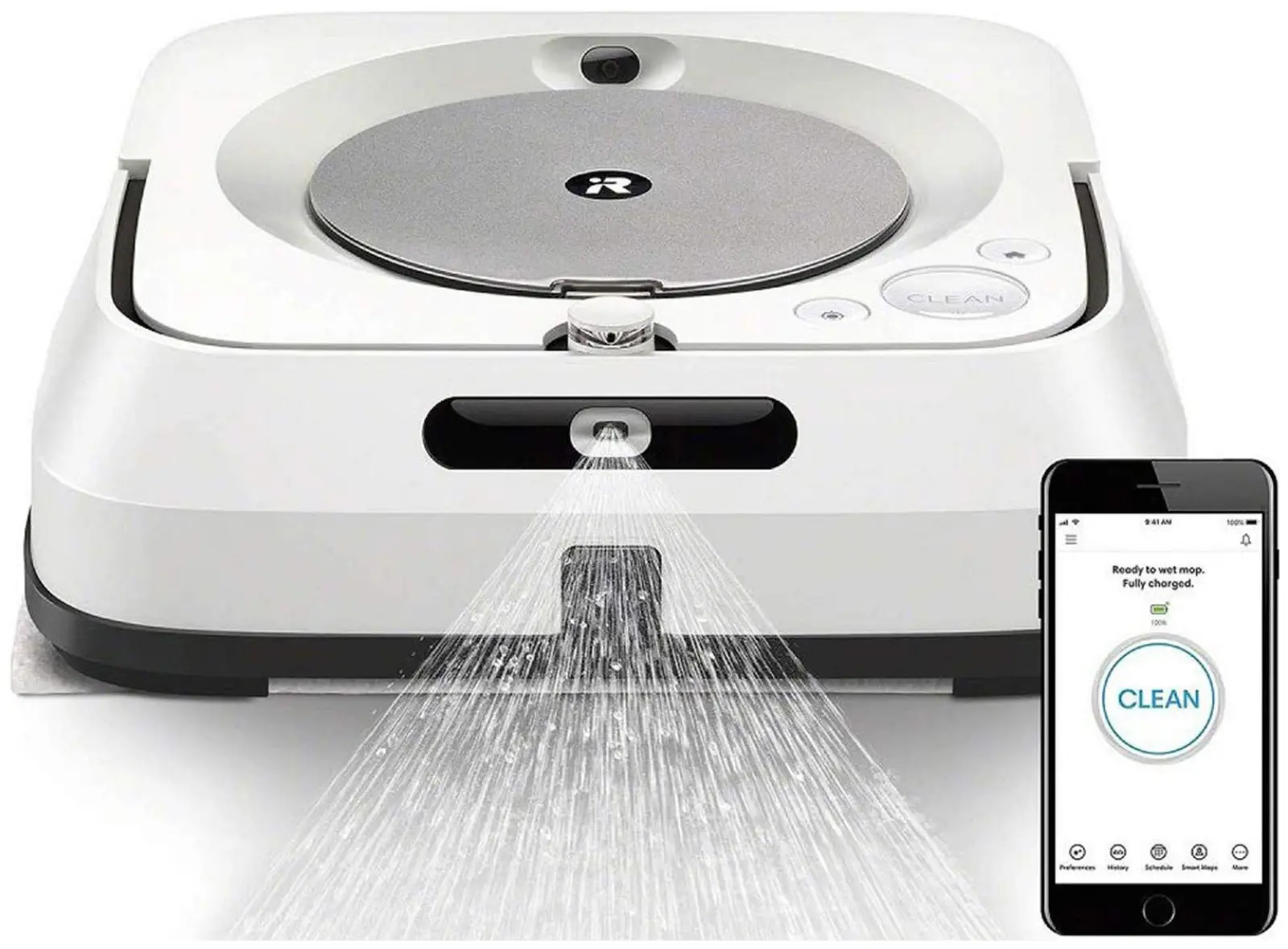 Робот-пылесос iRobot Braava Jet M6 для влажной уборки (белый)