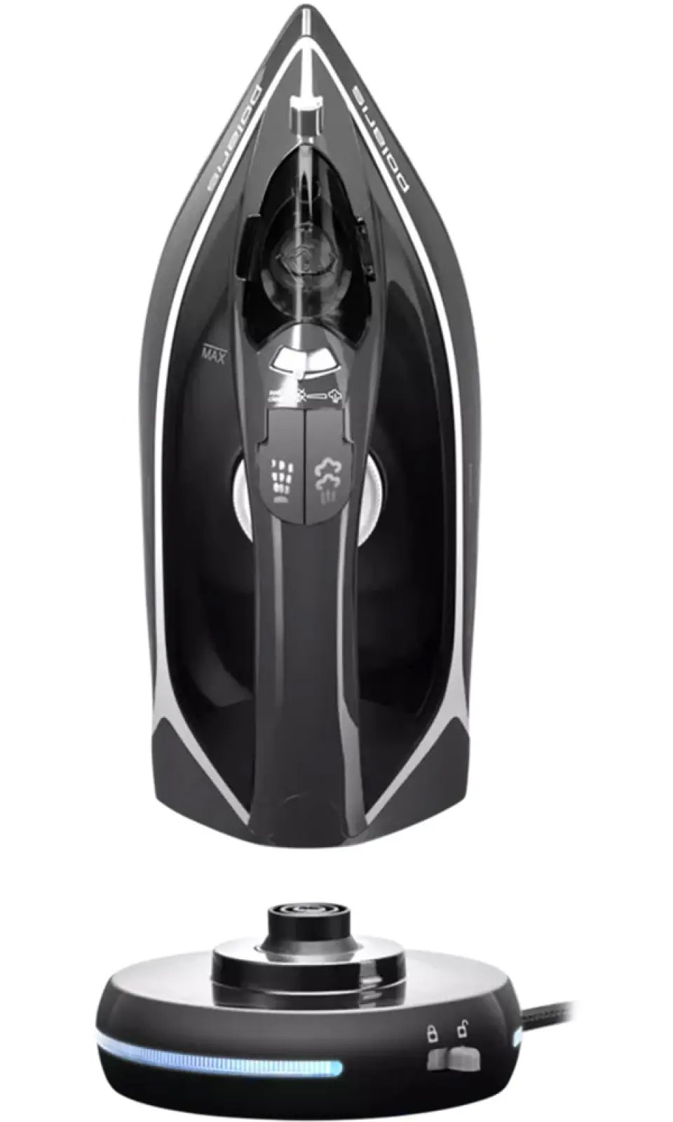 Утюг Polaris PIR 2444K Cord[LESS], черный/серебряный