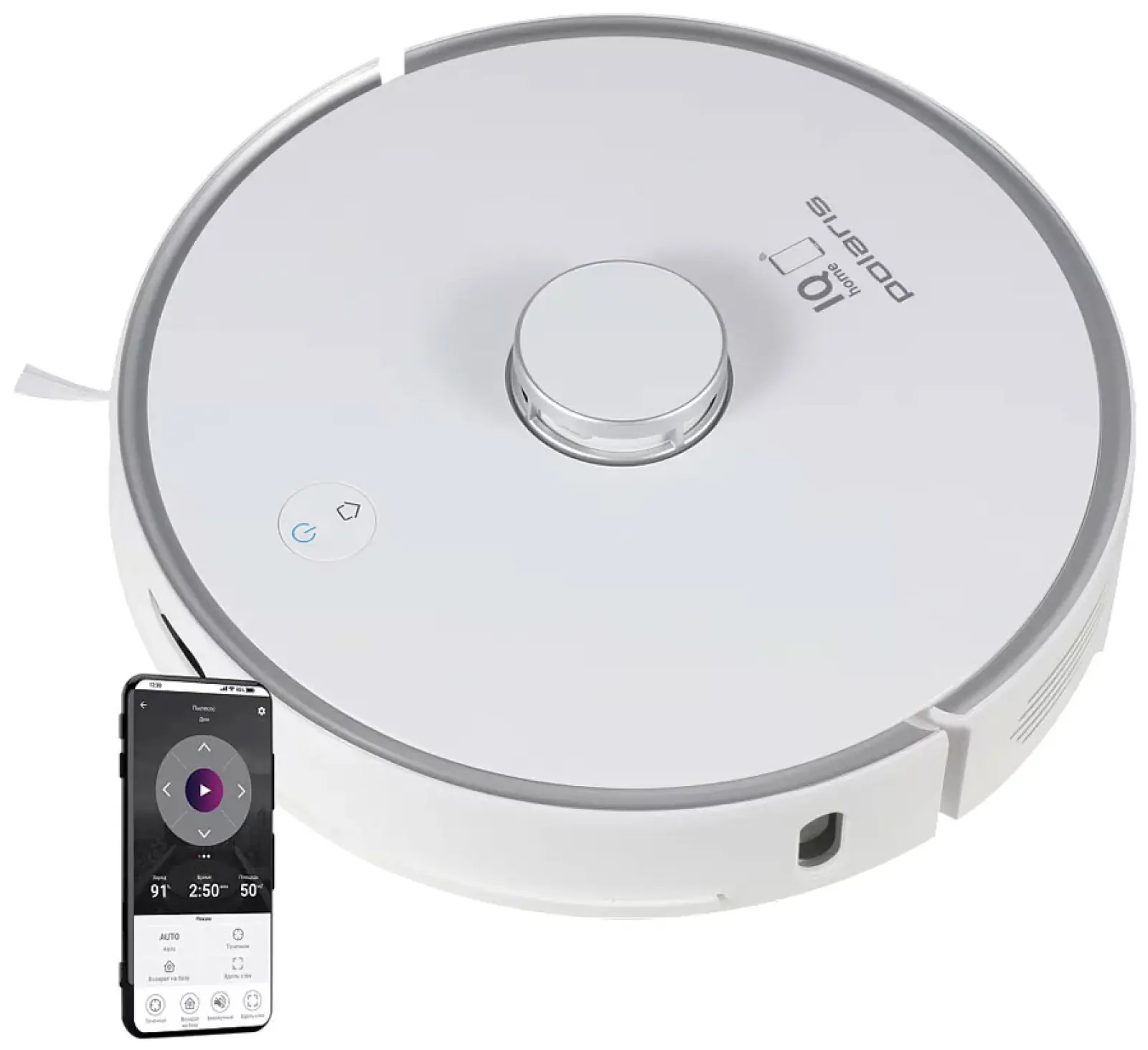 Робот-пылесос Polaris PVCR 0905 Wi-Fi, IQ Home, Panorama Aqua