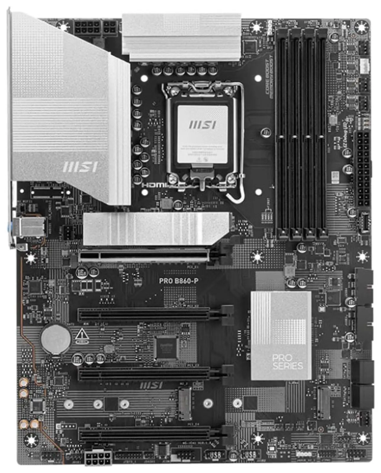 Материнская плата MSI PRO B860-P (B860, LGA1851, ATX)