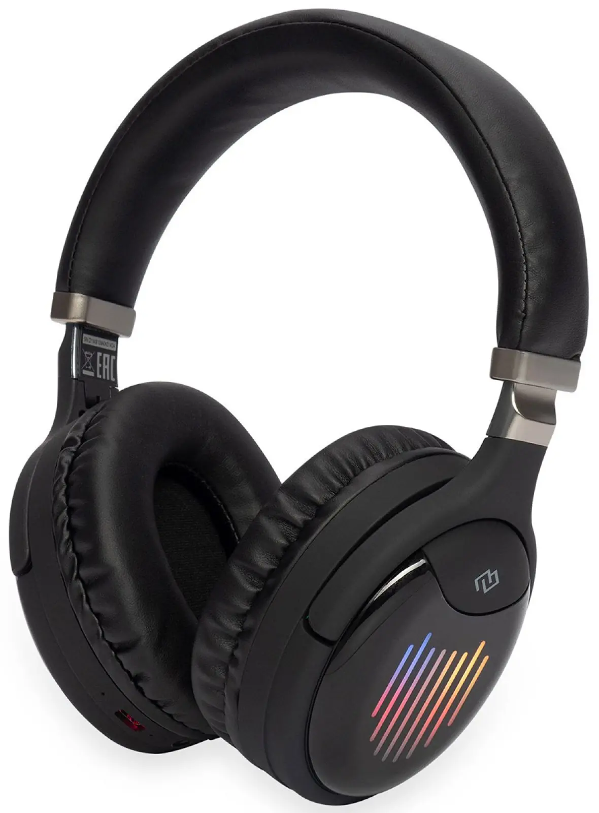 Гарнитура накладные Digma BT-16, черный, беспроводные bluetooth (BT-16B)