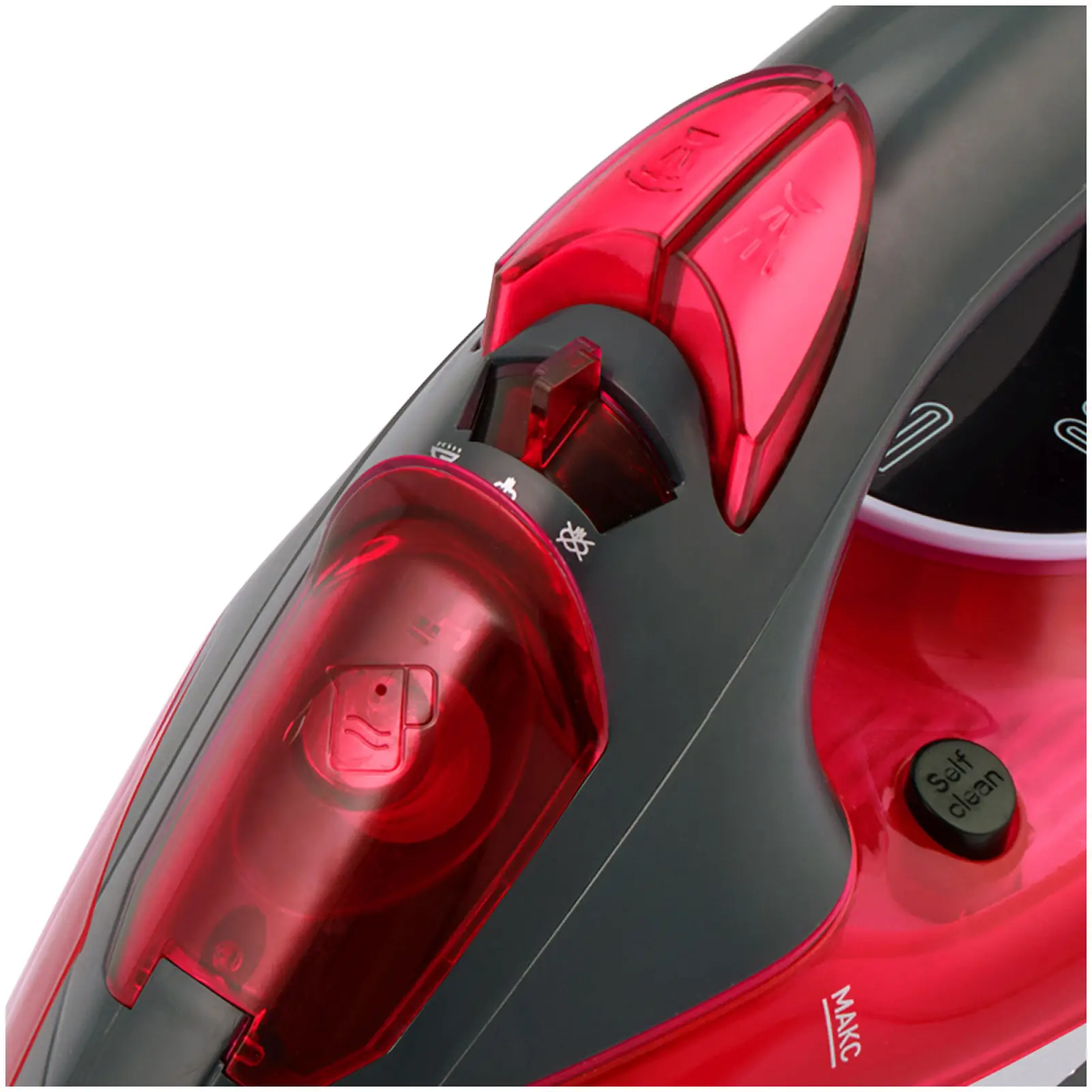 Утюг Vitek VT-8348 2400Вт серый/красный