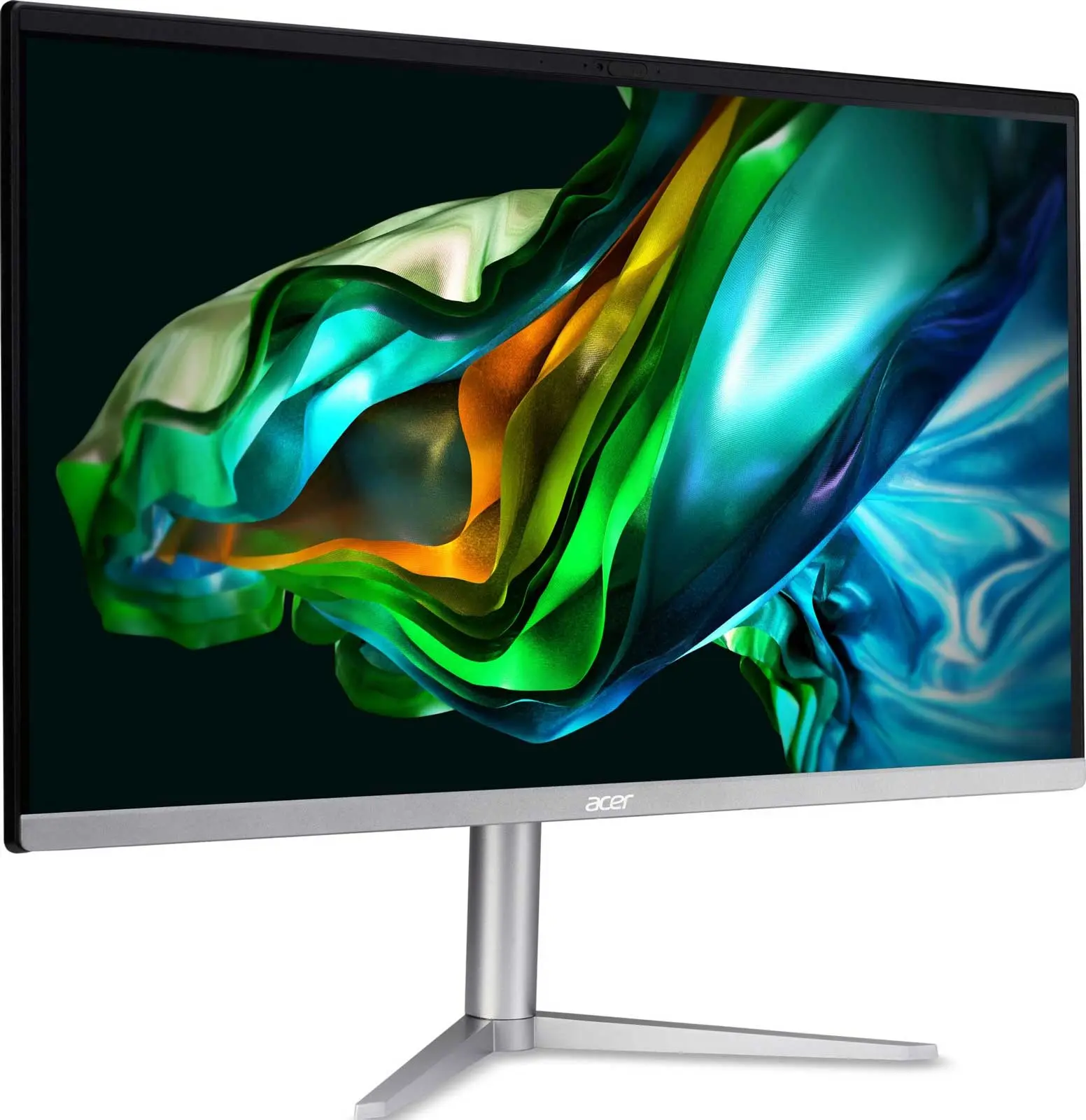 Моноблок Acer Aspire C24-1300 23.8, Full HD, Ryzen 3 7320U (2.4), 8Gb, SSD512Gb, RGr, CR, Eshell, GbitEth, WiFi, BT, 65W, клавиатура, мышь, Cam, черный, 1920x1080