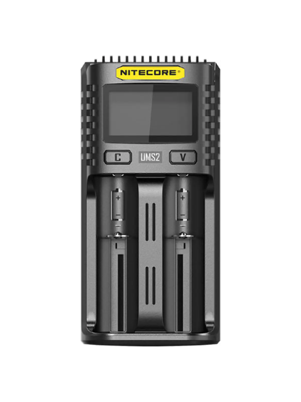 Зарядное устройство Nitecore UMS2 18650/21700 на 2*АКБ Intellicharge V2, совместимо с Li-ion/IMR и Ni-MH/Ni-Cd аккумуляторами, с автоматическим определением